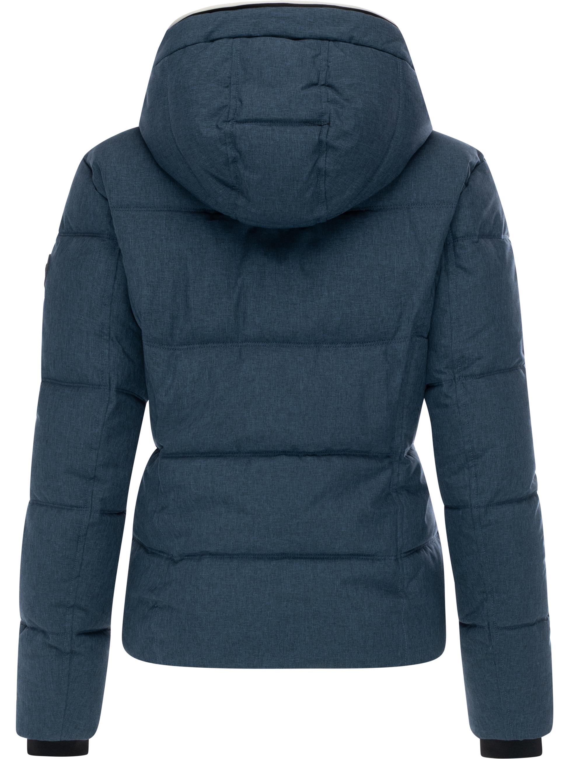 Wasserdichte Winterjacke mit (abnehmbarer) Kapuze "Gleama Melange YOUMODO" Navy