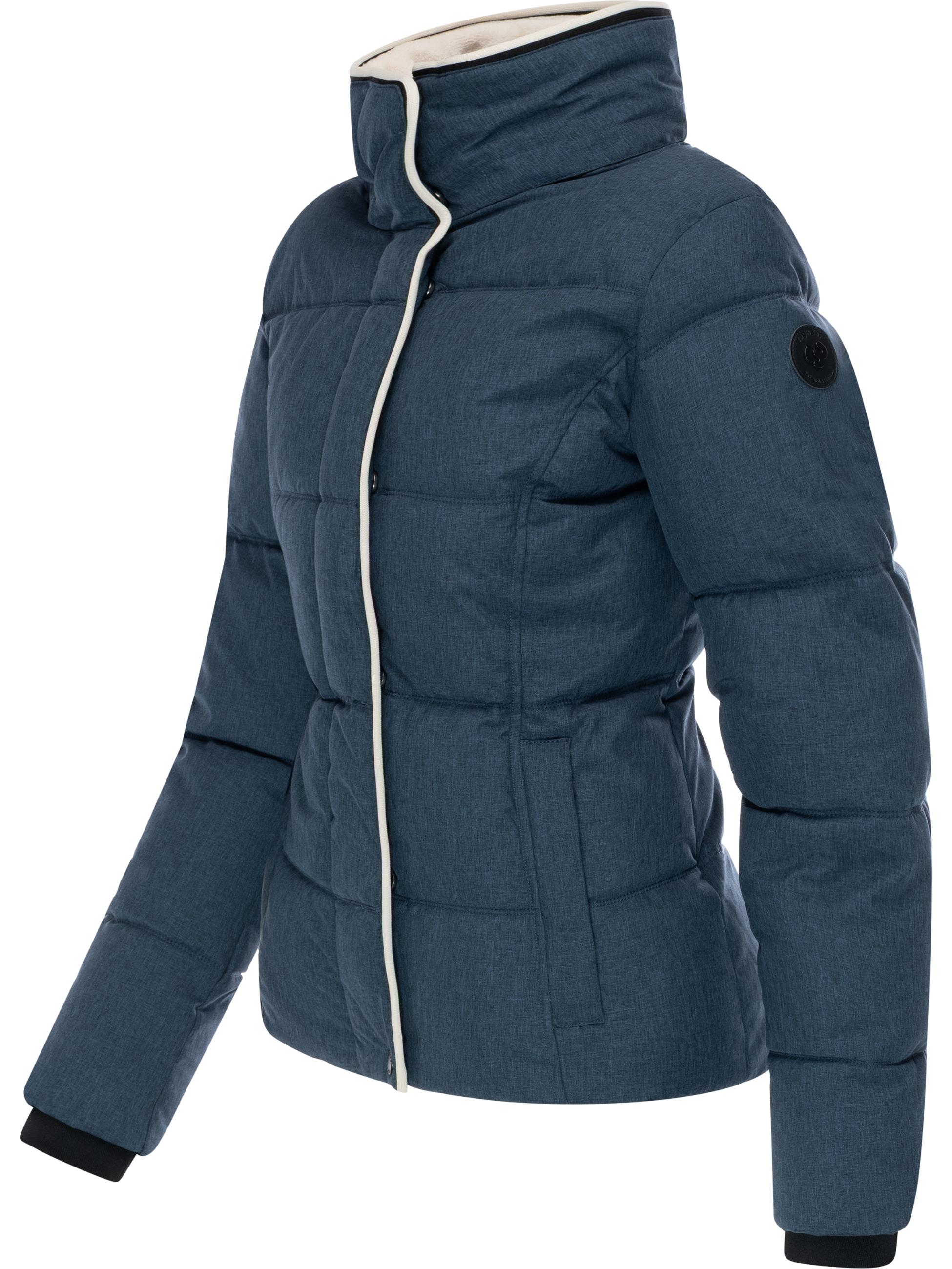 Wasserdichte Winterjacke mit (abnehmbarer) Kapuze "Gleama Melange YOUMODO" Navy