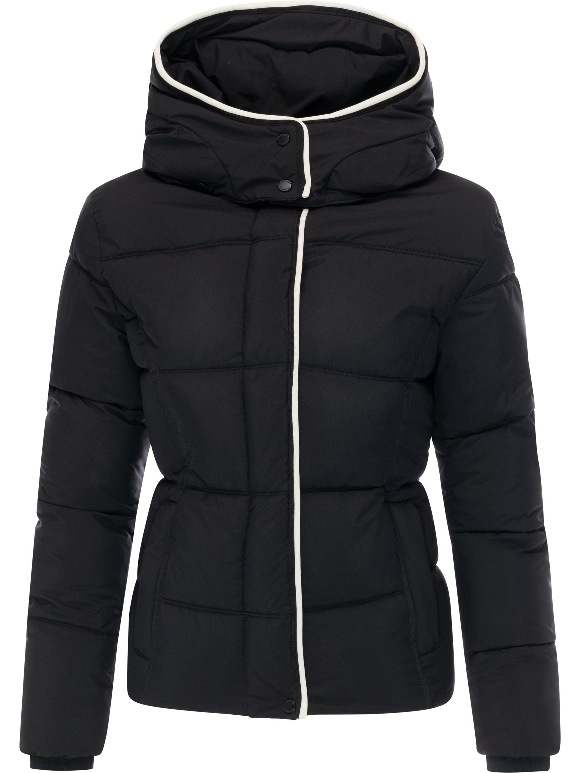 Wasserdichte Winterjacke mit (abnehmbarer) Kapuze "Gleama YOUMODO" Black