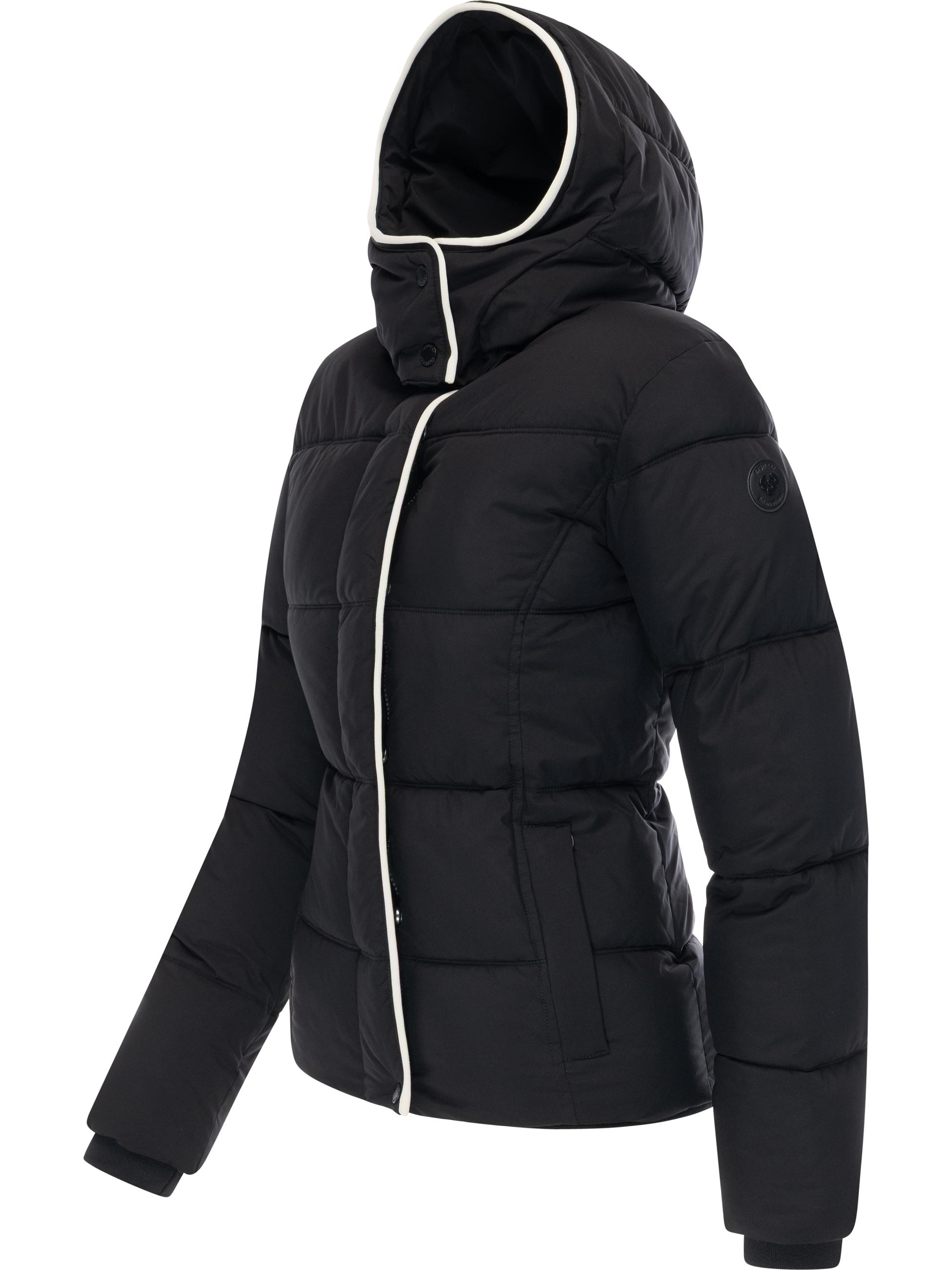 Wasserdichte Winterjacke mit (abnehmbarer) Kapuze "Gleama YOUMODO" Black