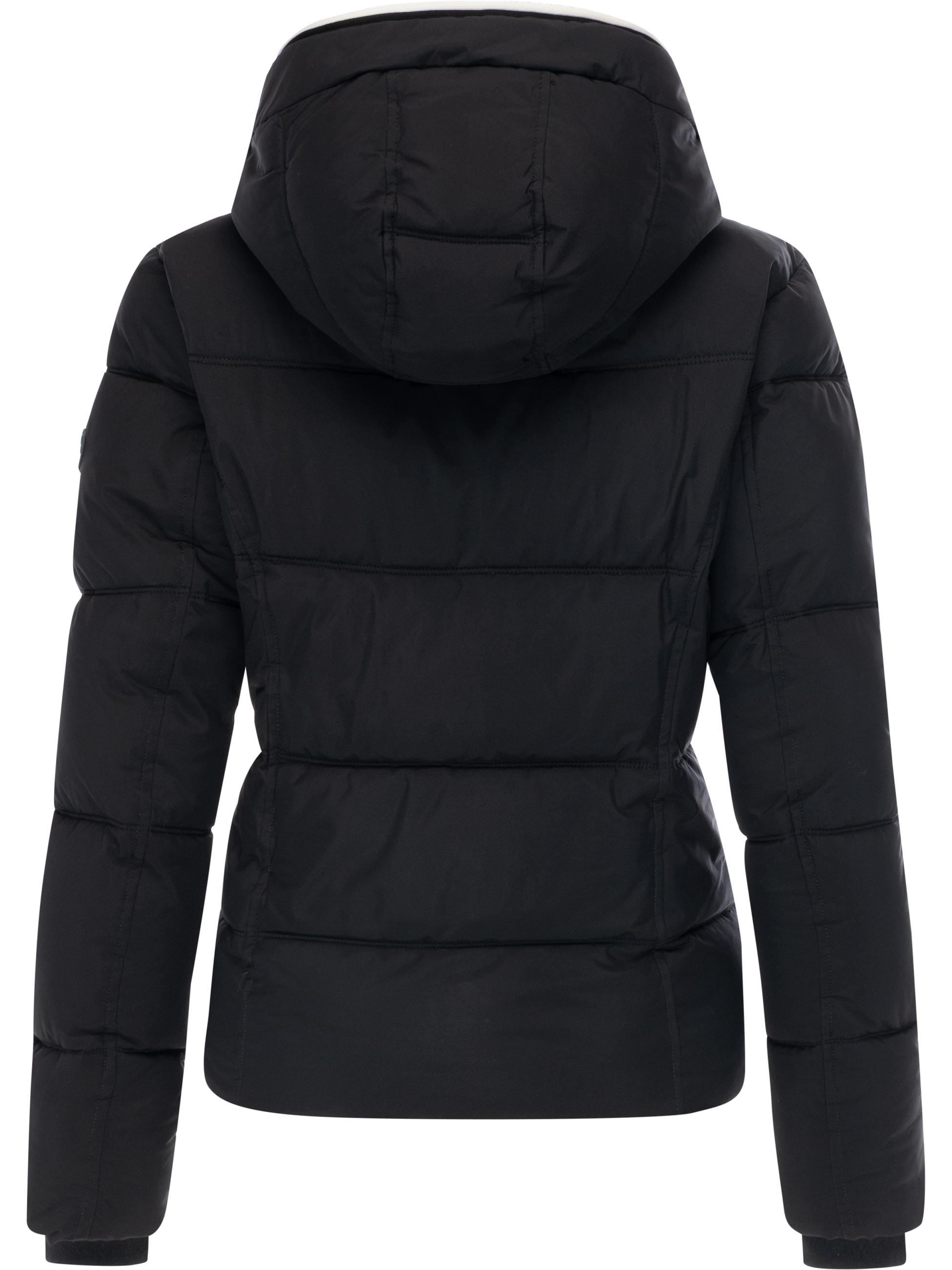 Wasserdichte Winterjacke mit (abnehmbarer) Kapuze "Gleama YOUMODO" Black