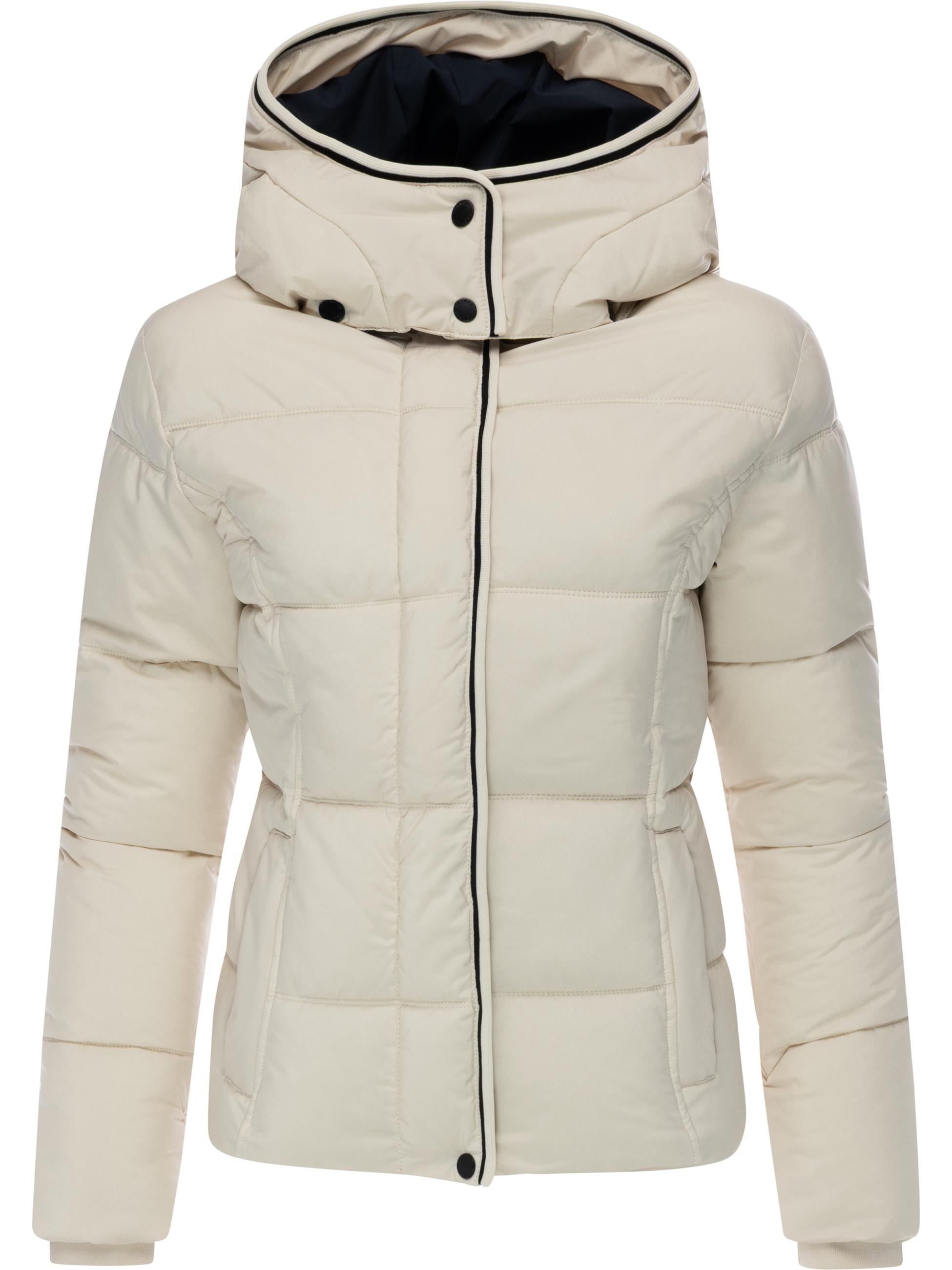 Wasserdichte Winterjacke mit (abnehmbarer) Kapuze "Gleama YOUMODO" Ecru