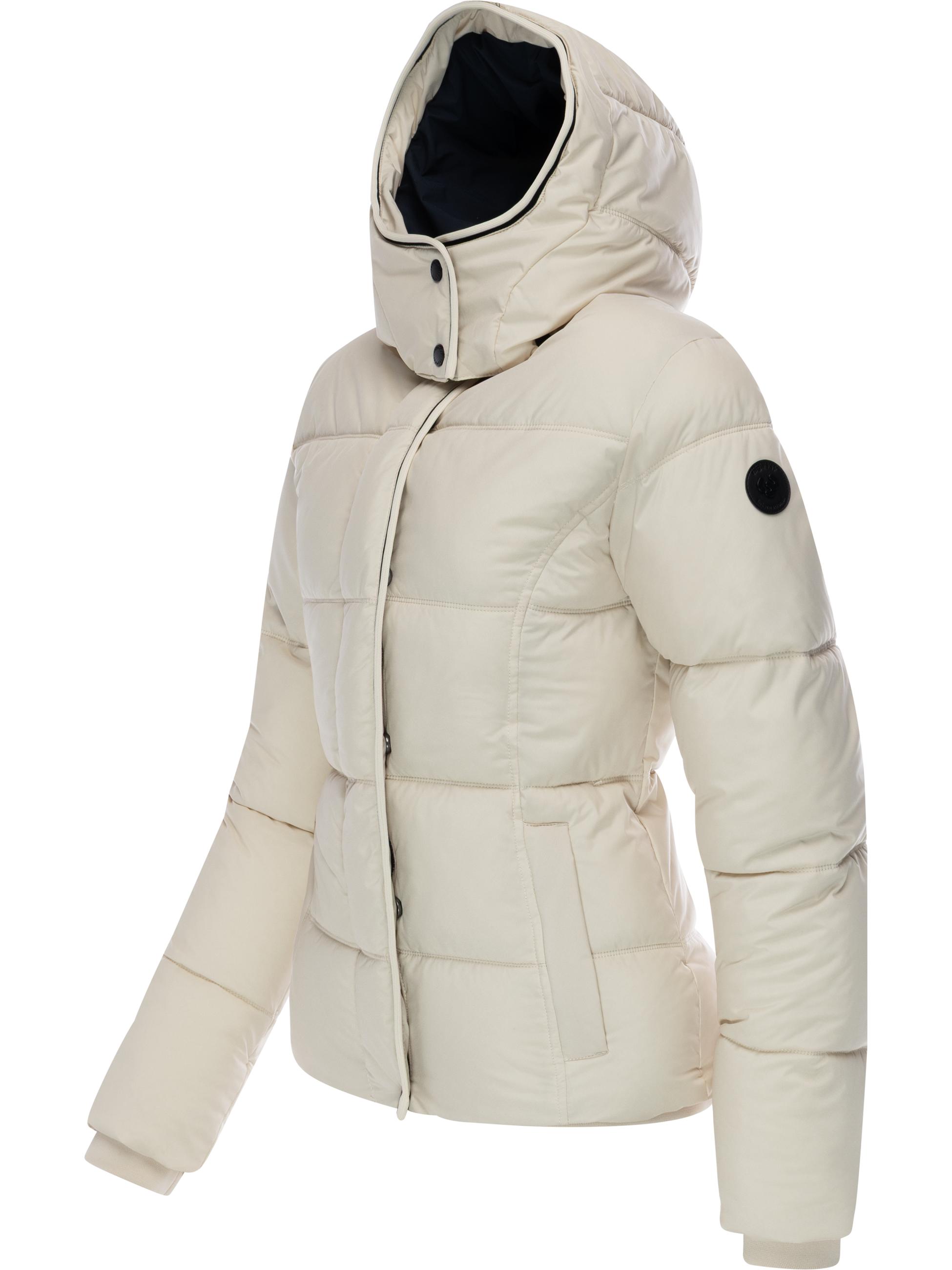 Wasserdichte Winterjacke mit (abnehmbarer) Kapuze "Gleama YOUMODO" Ecru