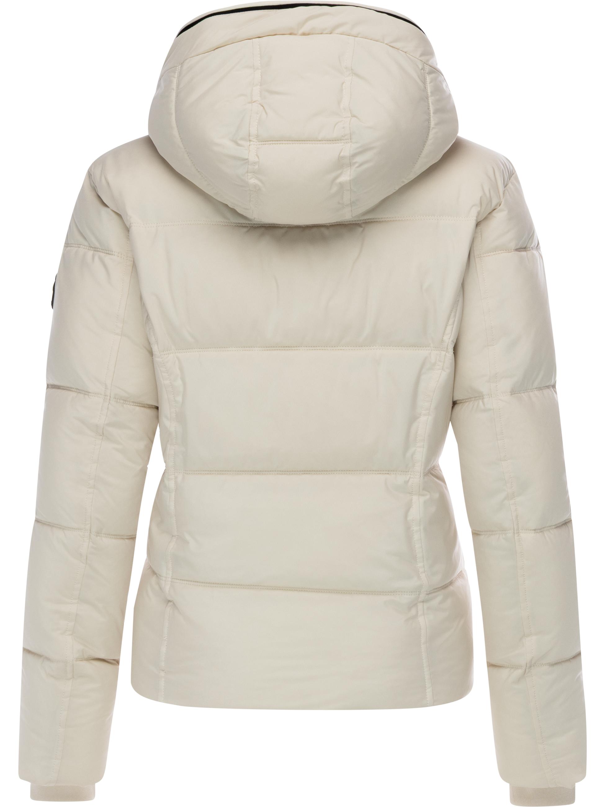 Wasserdichte Winterjacke mit (abnehmbarer) Kapuze "Gleama YOUMODO" Ecru