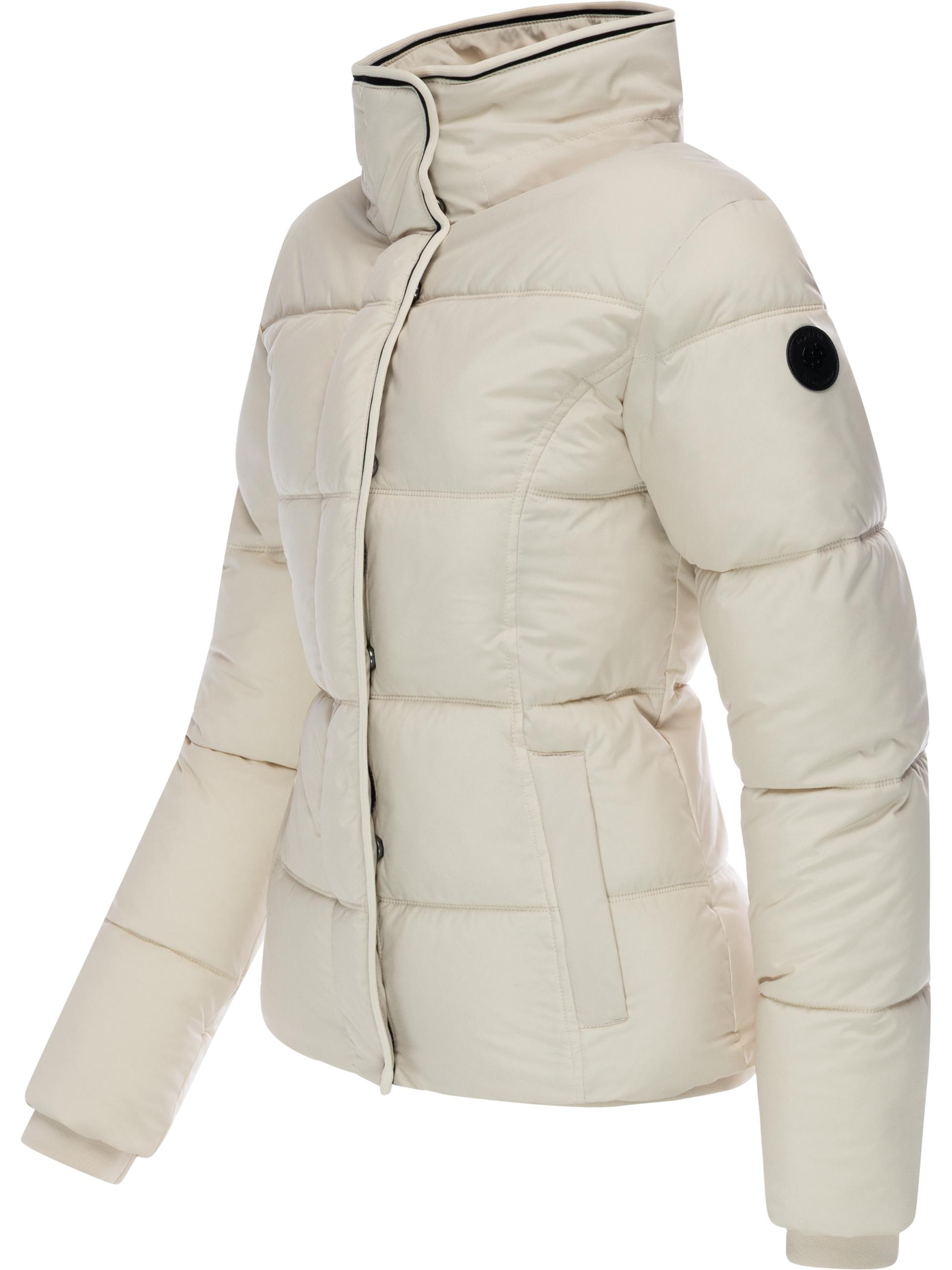 Wasserdichte Winterjacke mit (abnehmbarer) Kapuze "Gleama YOUMODO" Ecru