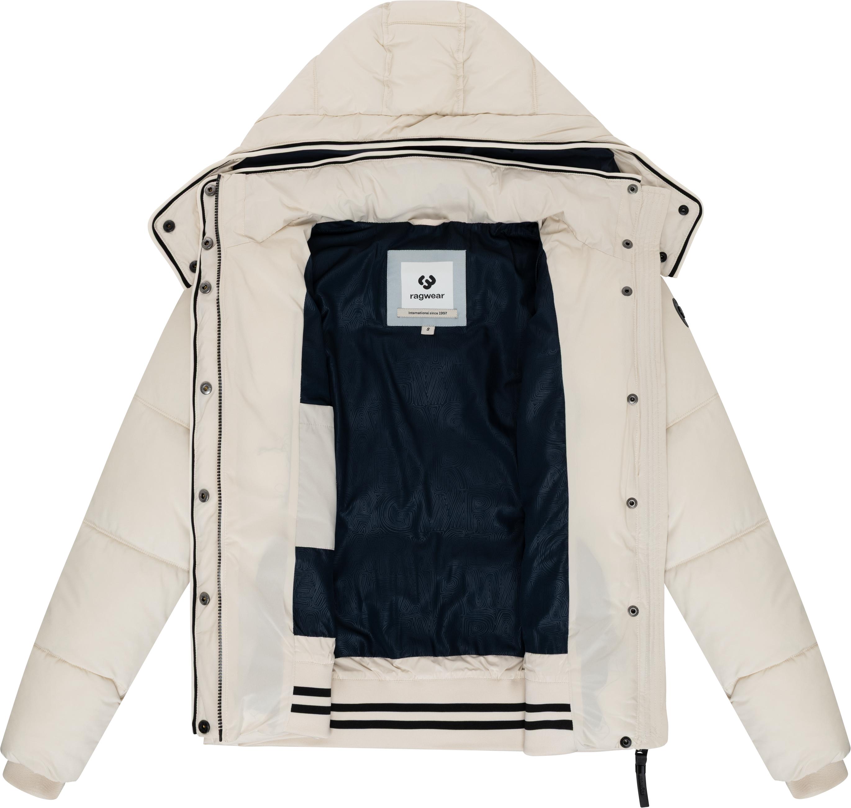 Wasserdichte Winterjacke mit (abnehmbarer) Kapuze "Gleama YOUMODO" Ecru