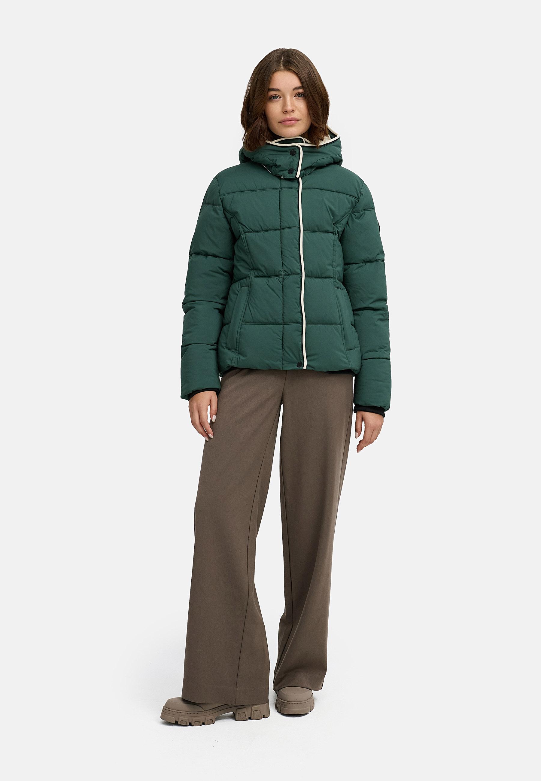Wasserdichte Winterjacke mit (abnehmbarer) Kapuze "Gleama YOUMODO" Pine Green