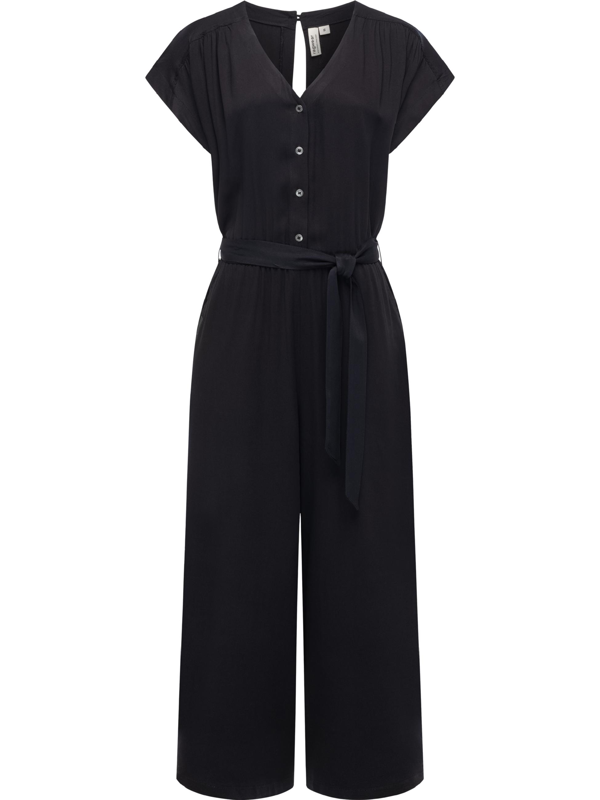 langer Jumpsuit Overall "Glina" Black