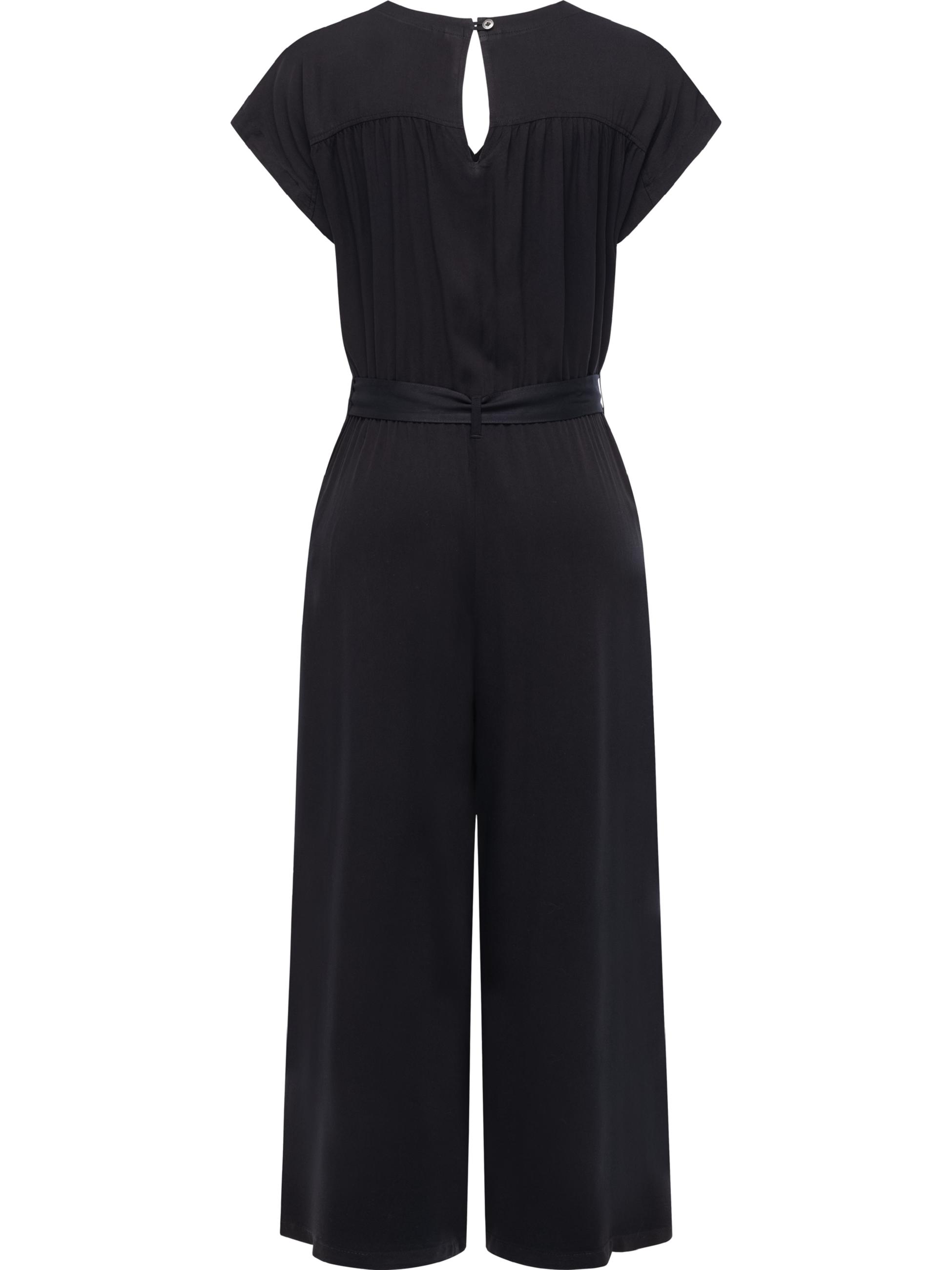 langer Jumpsuit Overall "Glina" Black