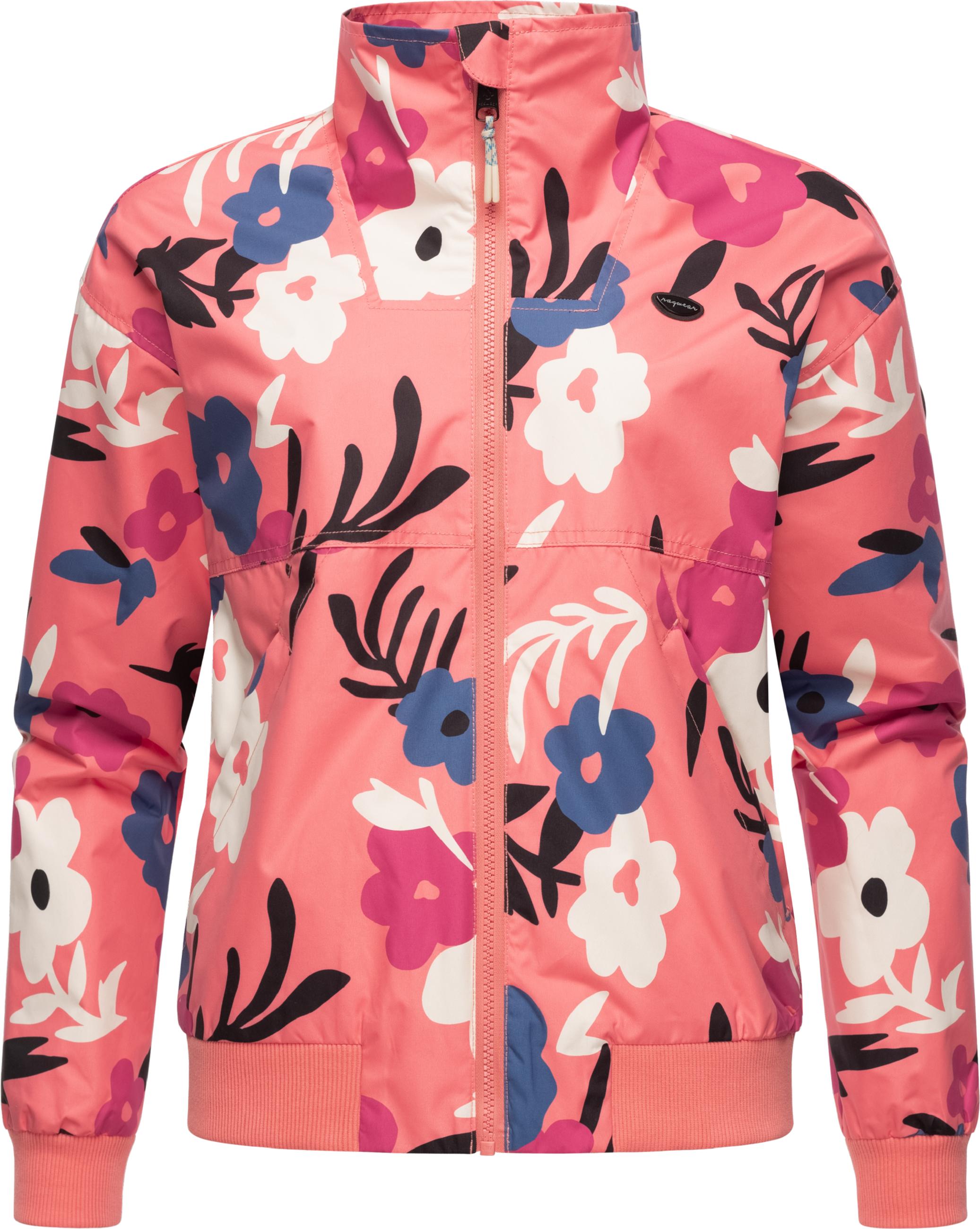 Übergangsjacke im Oversize-Look "Goona Print" Coral