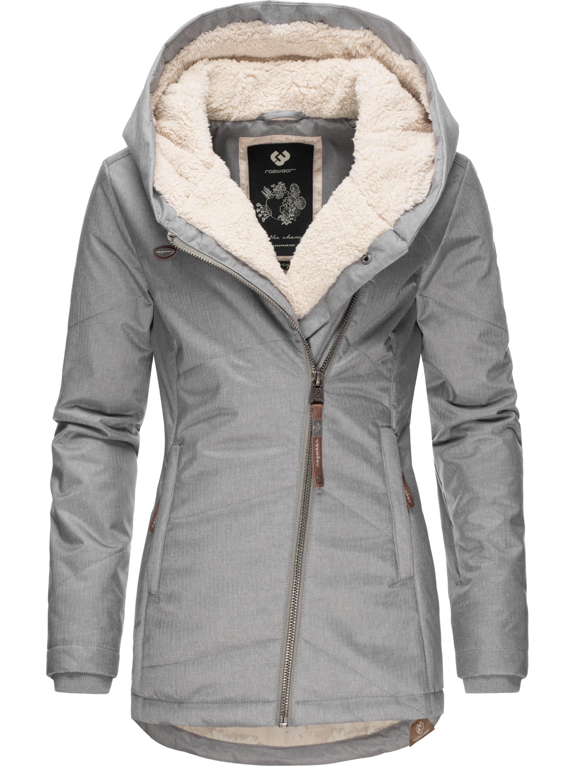 Kurzer Wintermantel mit Kapuze "Gordon II Intl." Grau