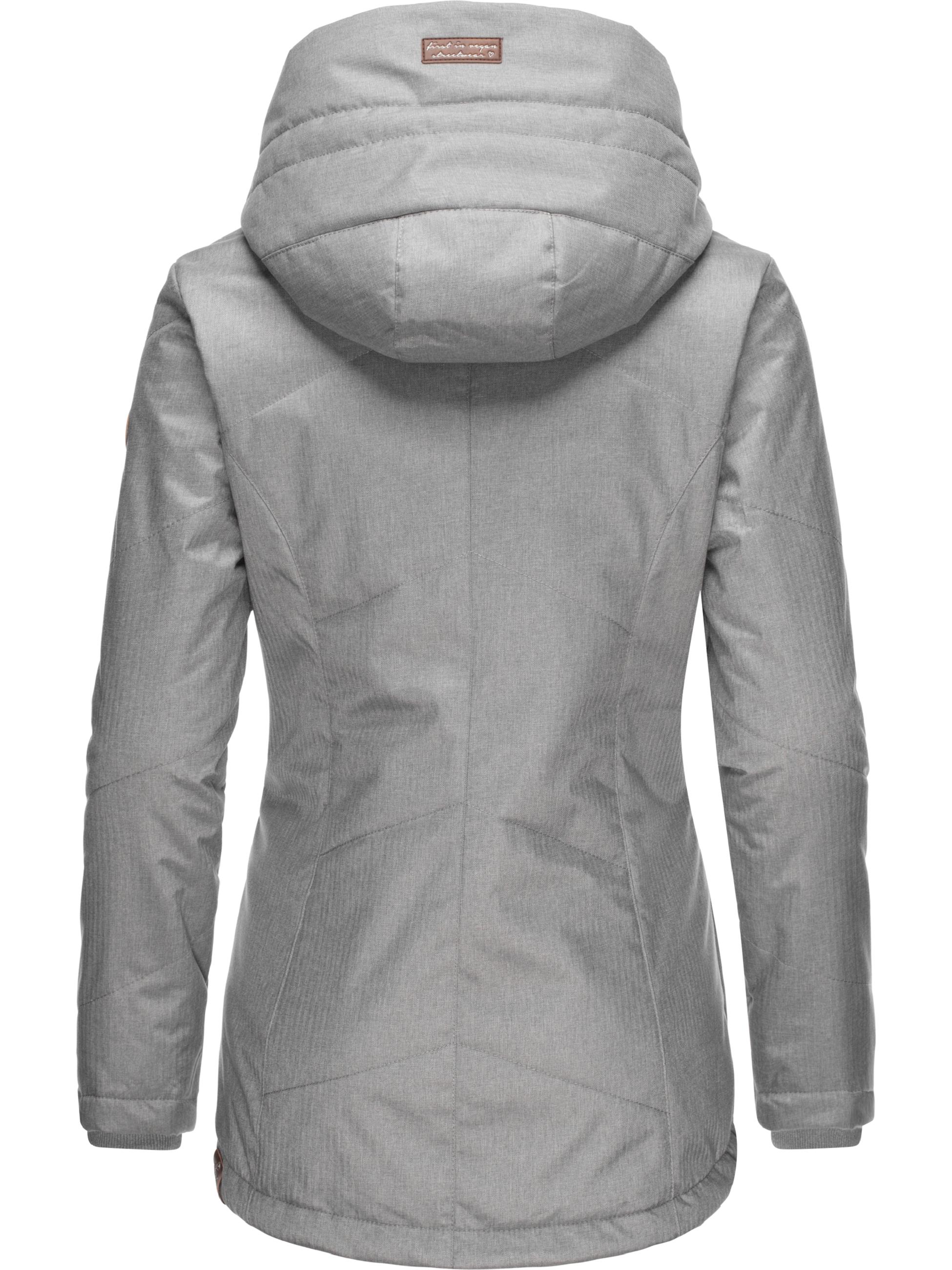 Kurzer Wintermantel mit Kapuze "Gordon II Intl." Grau