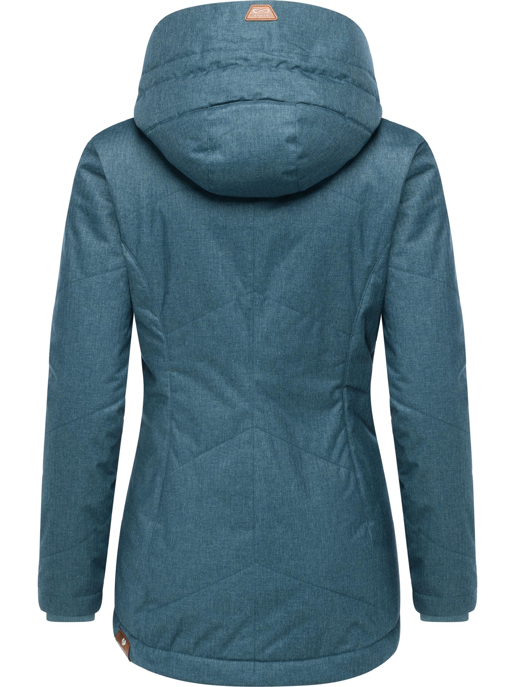 Wasserdichte Winterjacke mit Kapuze "Gordon" Stone Blue25