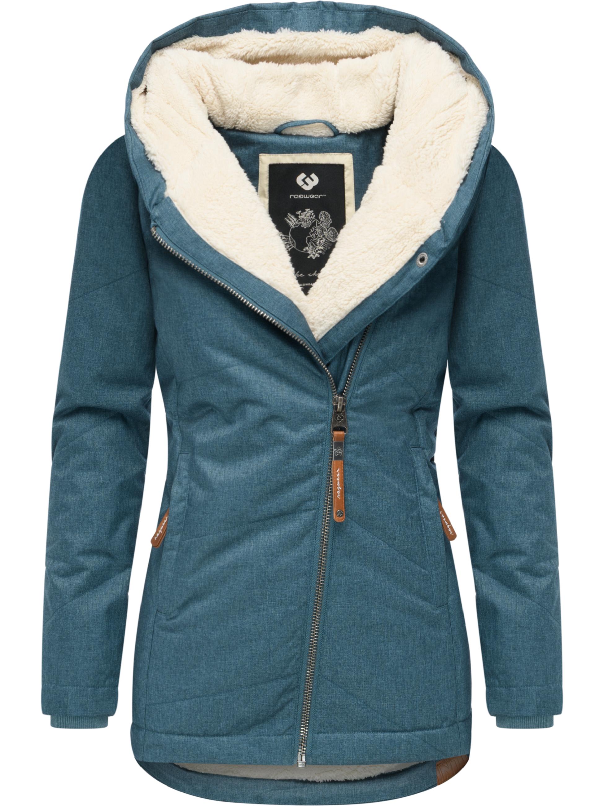 Wasserdichte Winterjacke mit Kapuze "Gordon" Stone Blue25