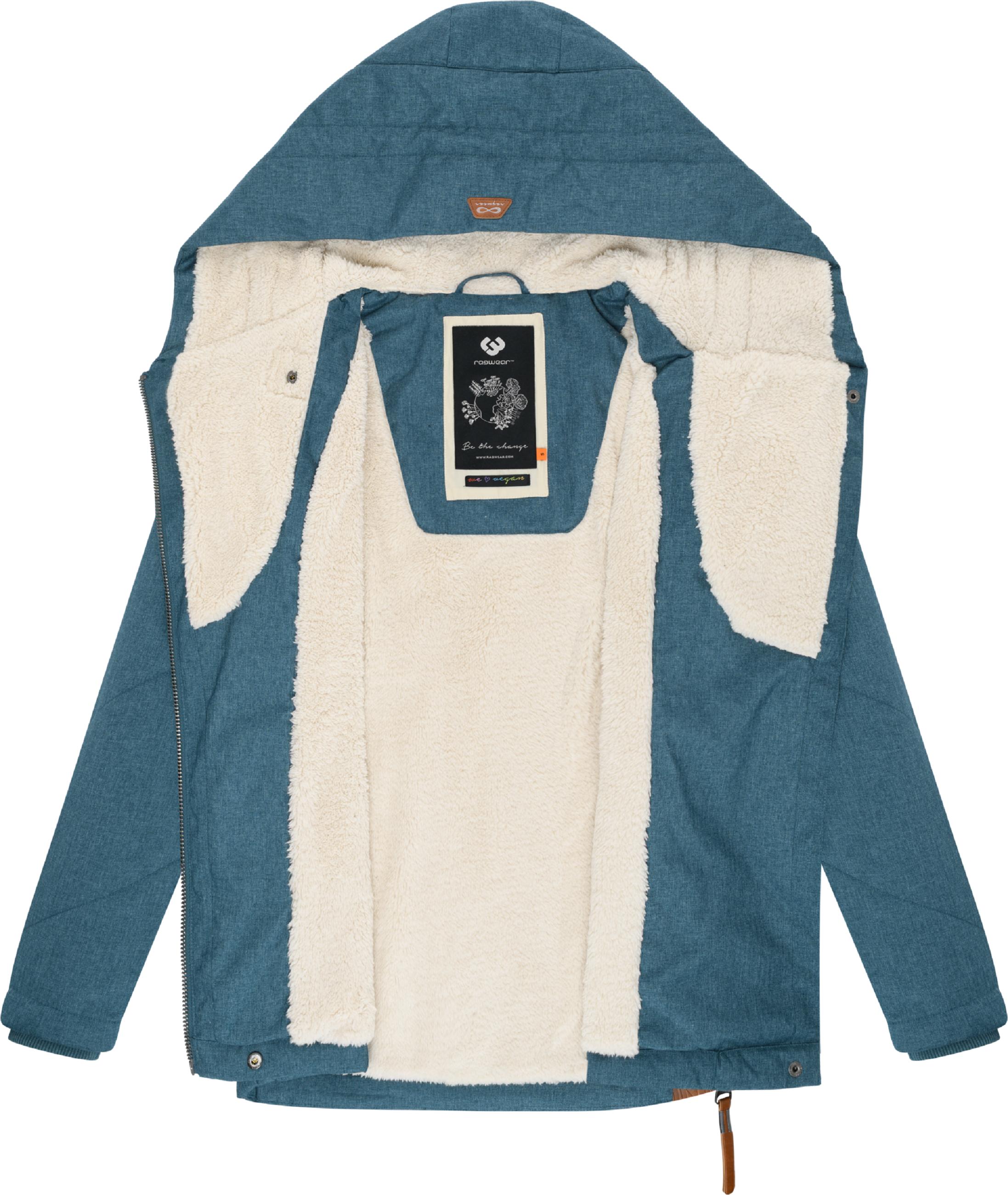 Wasserdichte Winterjacke mit Kapuze "Gordon" Stone Blue25