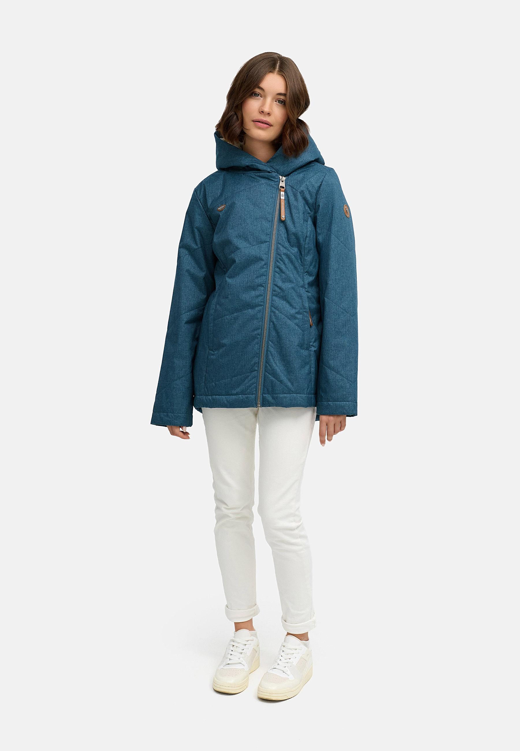 Wasserdichte Winterjacke mit Kapuze "Gordon" Stone Blue25
