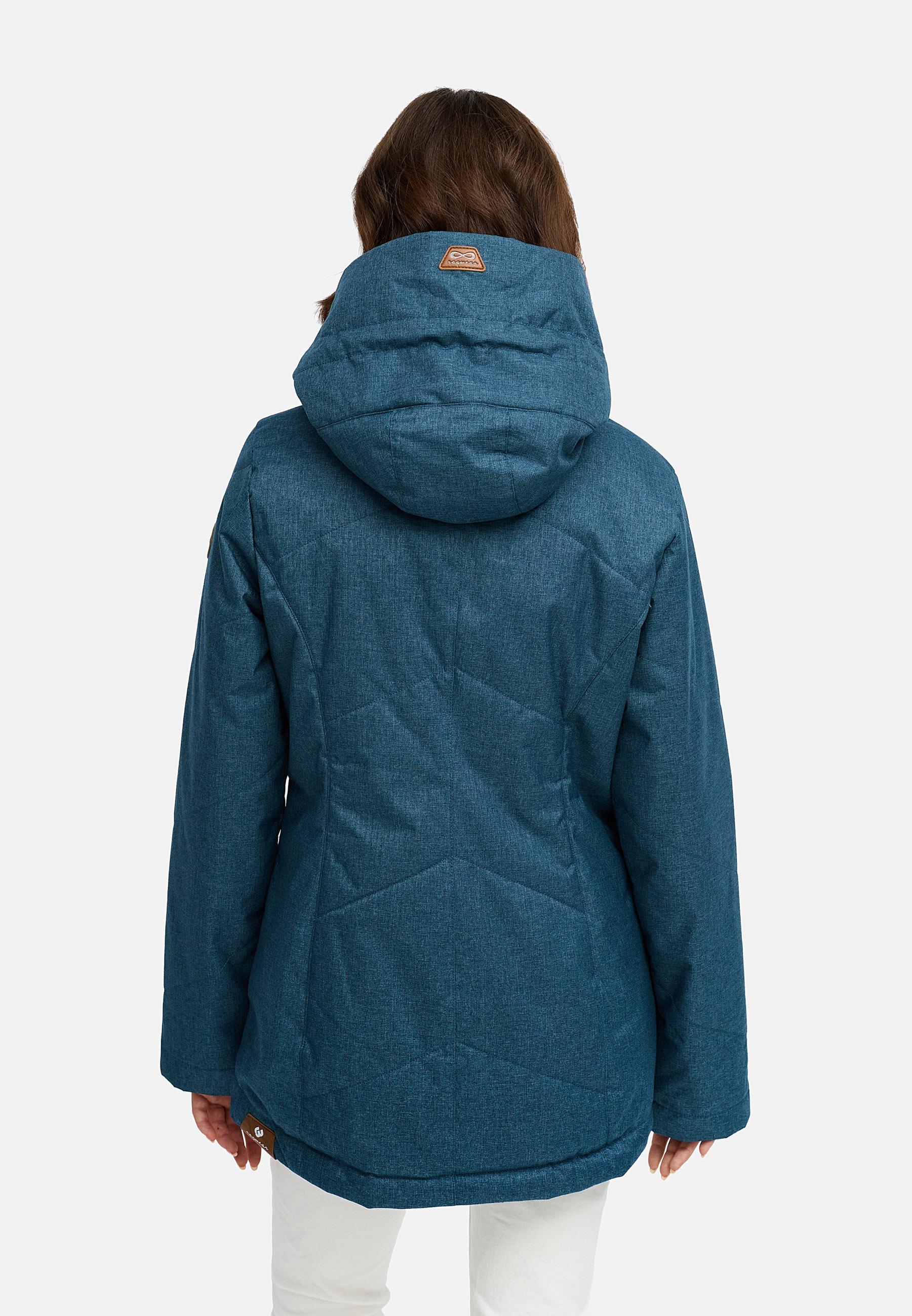 Wasserdichte Winterjacke mit Kapuze "Gordon" Stone Blue25