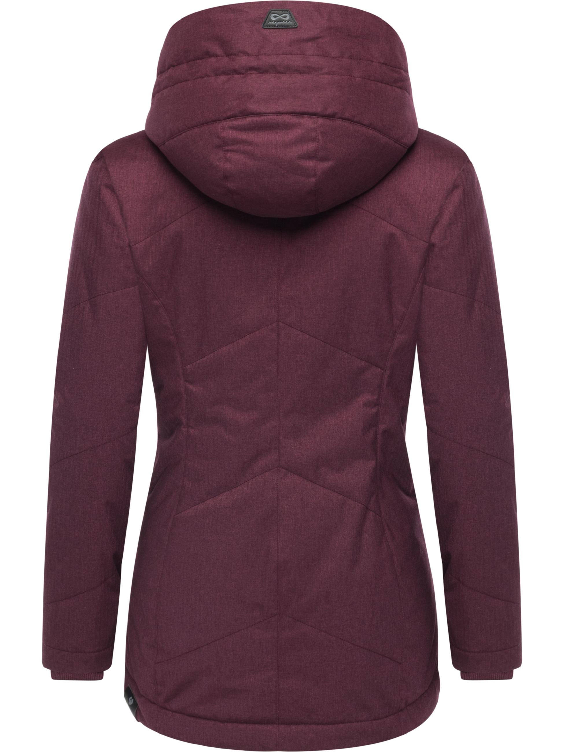 Wasserdichte Winterjacke mit Kapuze "Gordon" Wine25