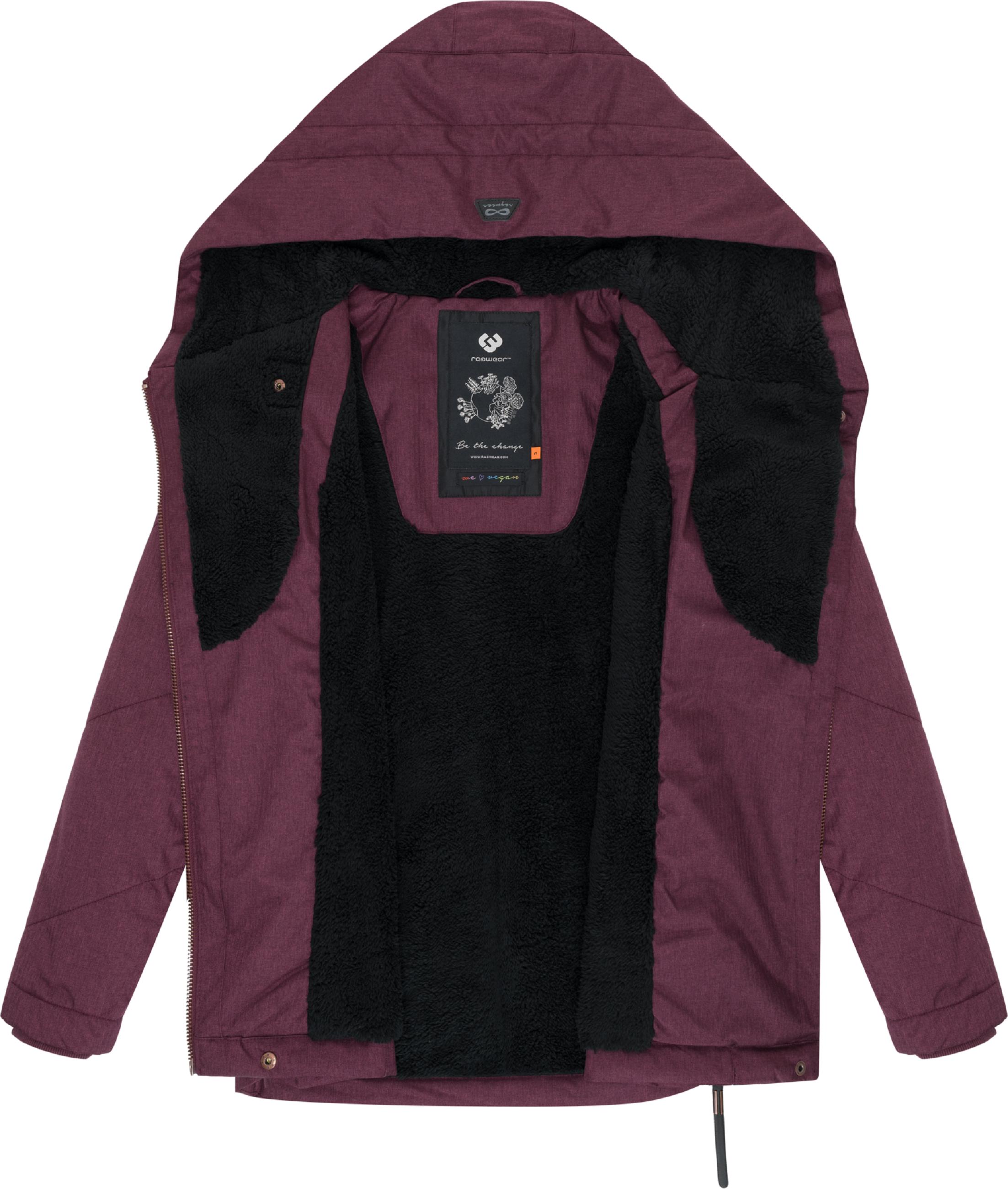 Wasserdichte Winterjacke mit Kapuze "Gordon" Wine25