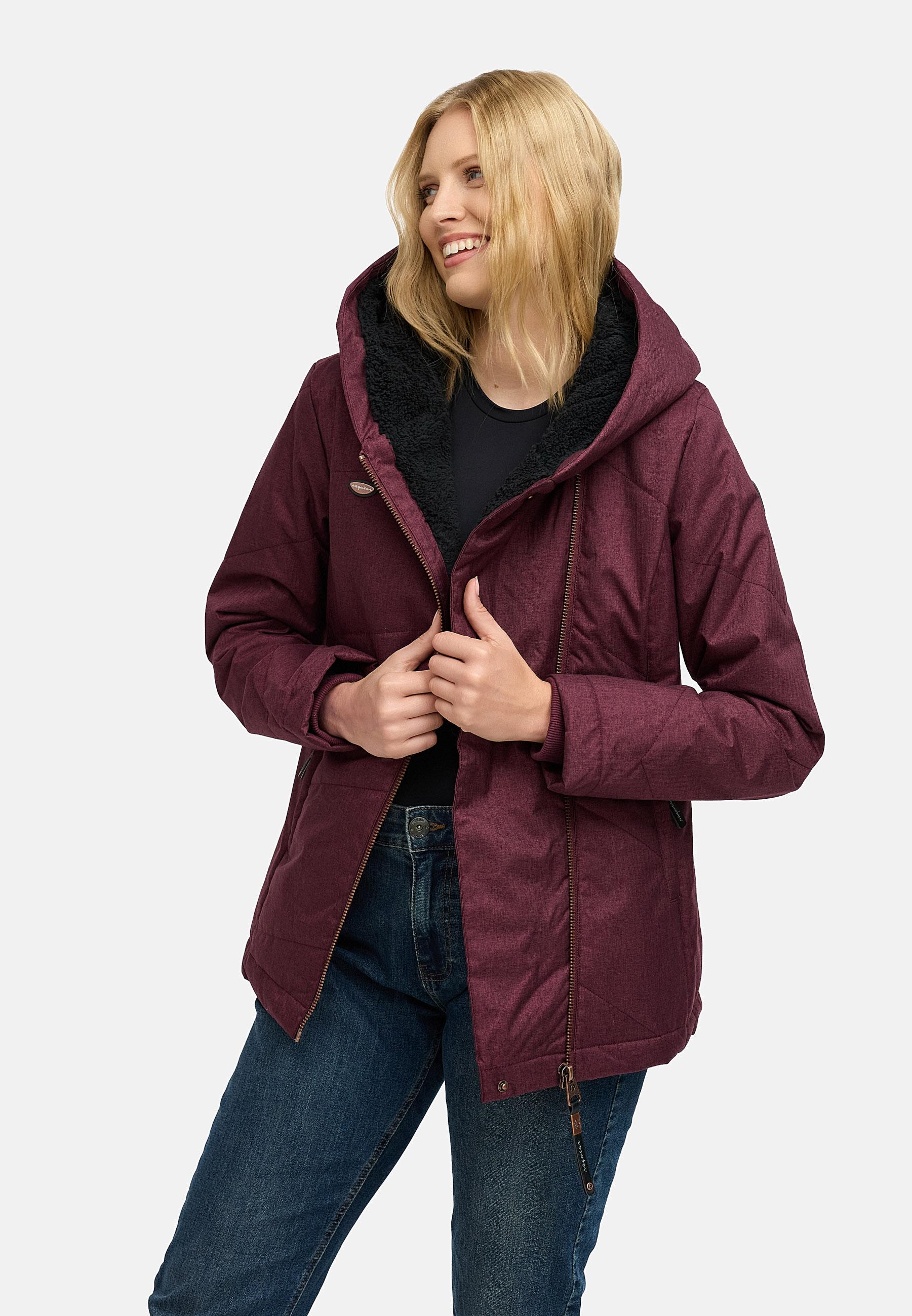 Wasserdichte Winterjacke mit Kapuze "Gordon" Wine25