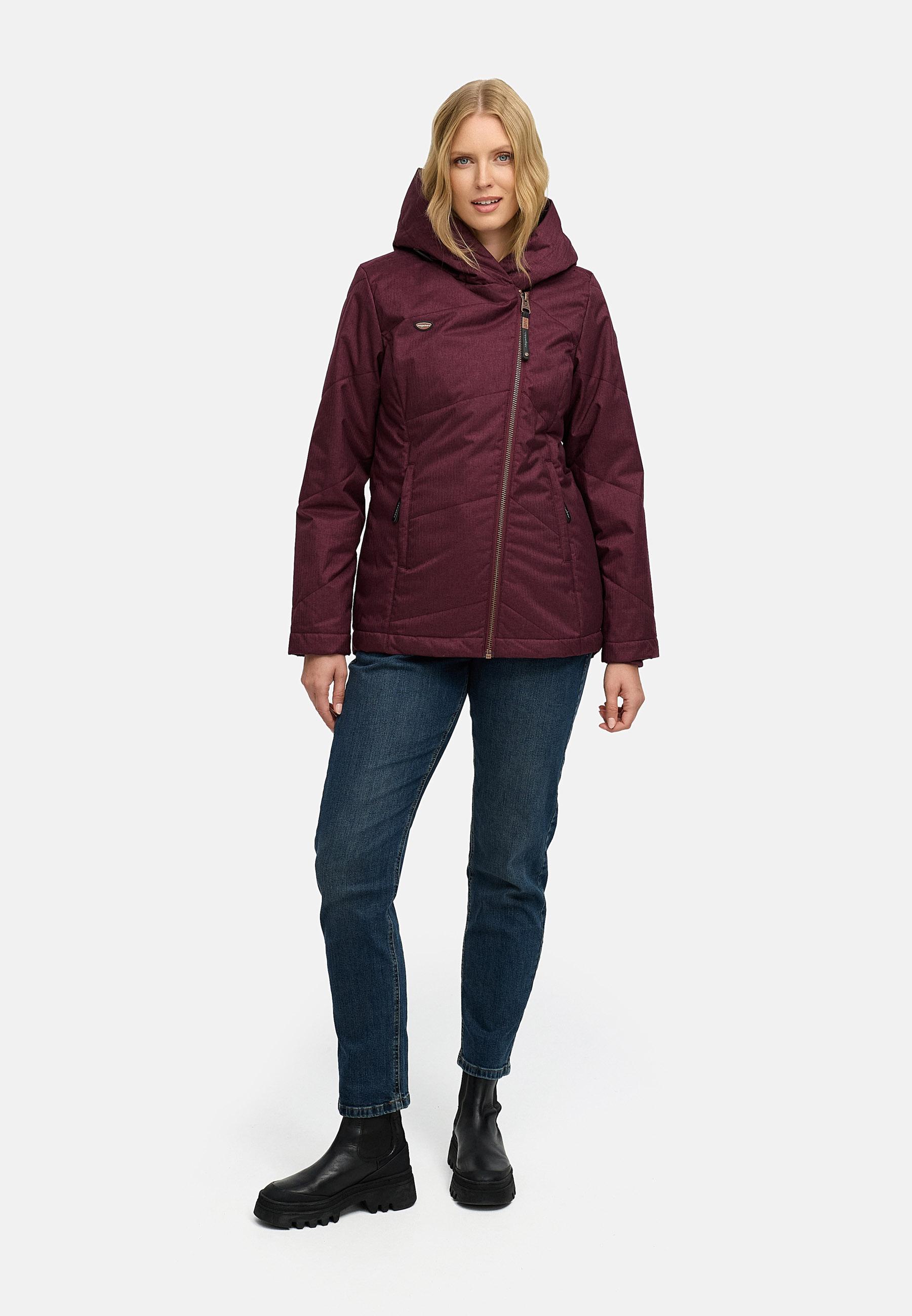 Wasserdichte Winterjacke mit Kapuze "Gordon" Wine25
