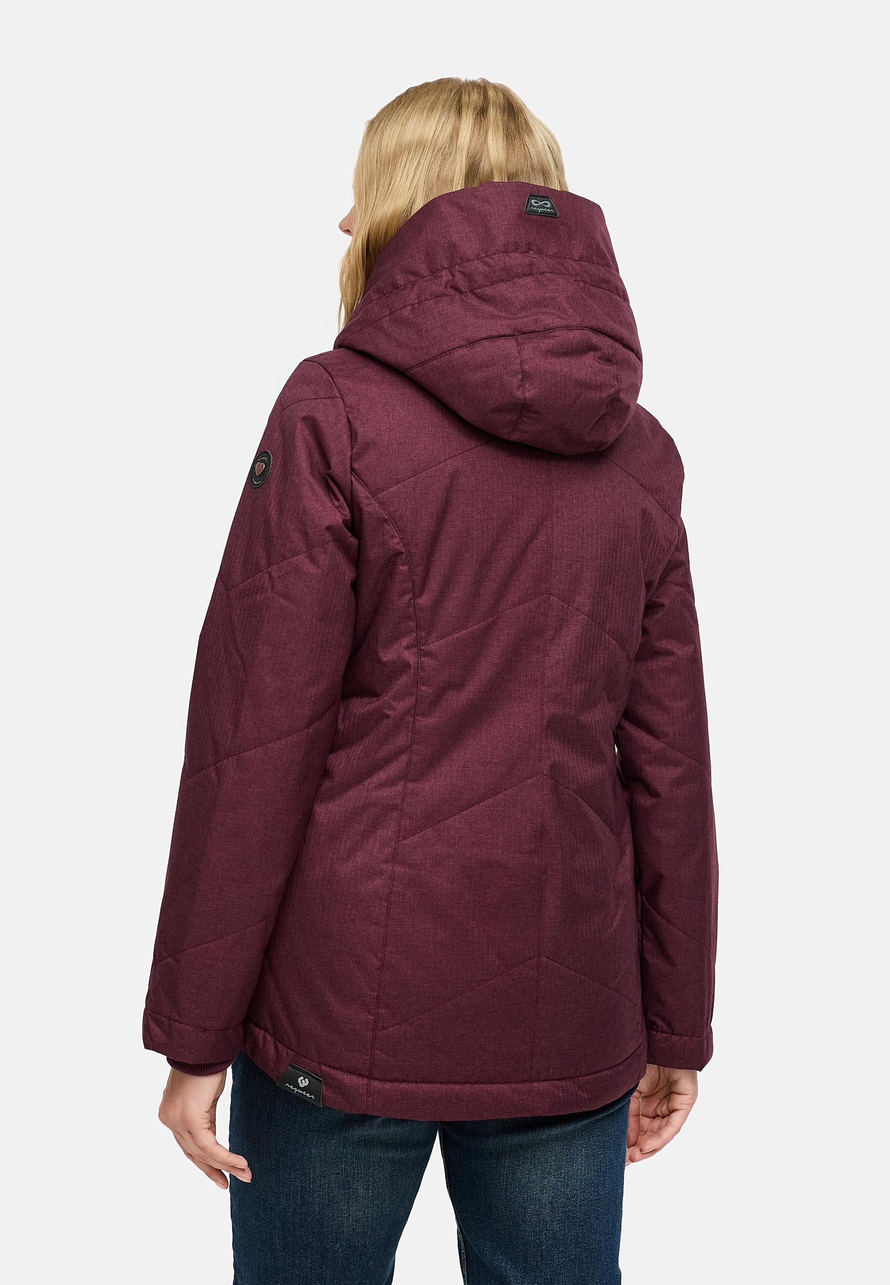 Wasserdichte Winterjacke mit Kapuze "Gordon" Wine25