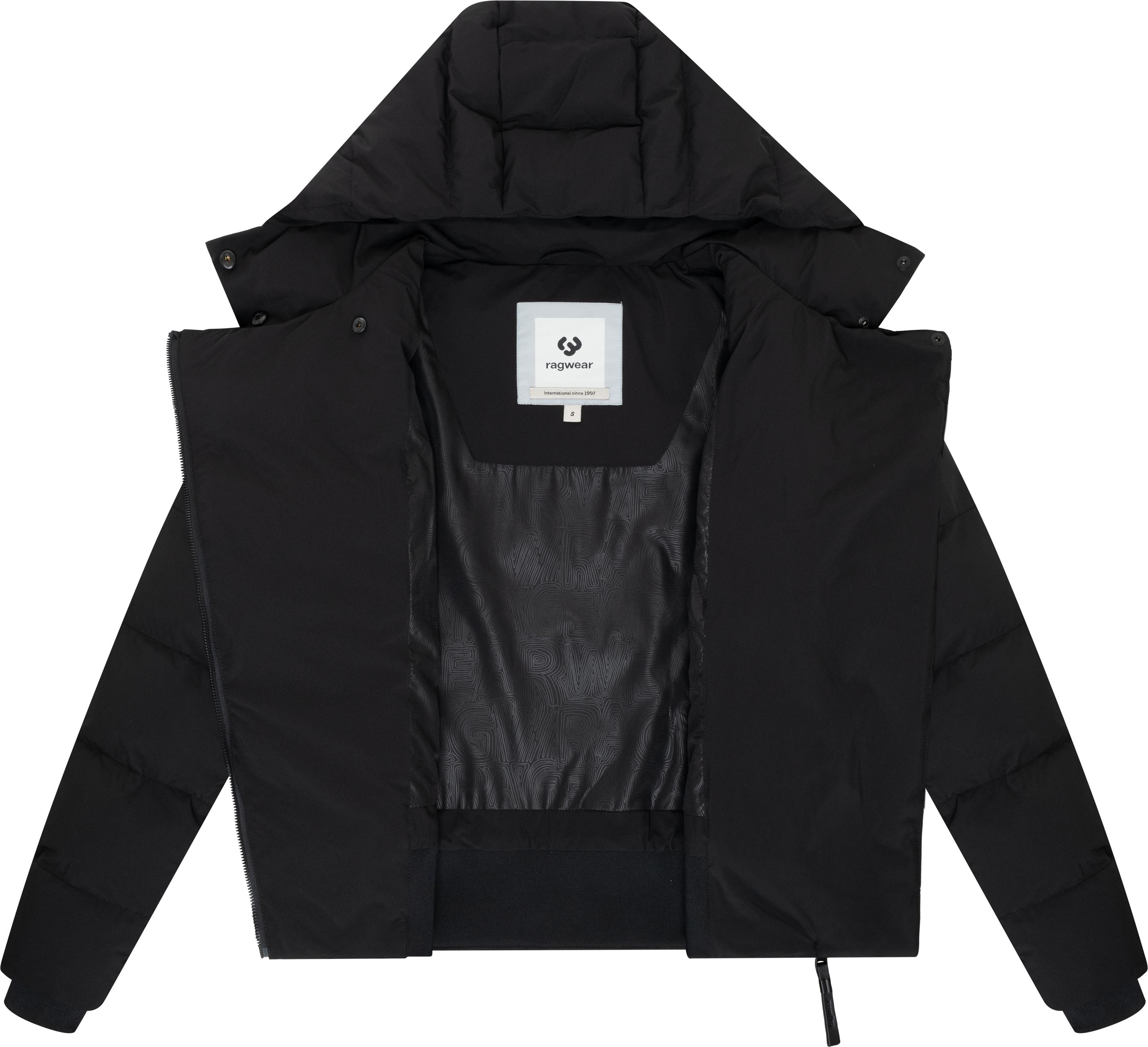 Wasserdichte Winterjacke mit Kapuze "Harlen YOUMODO" Black
