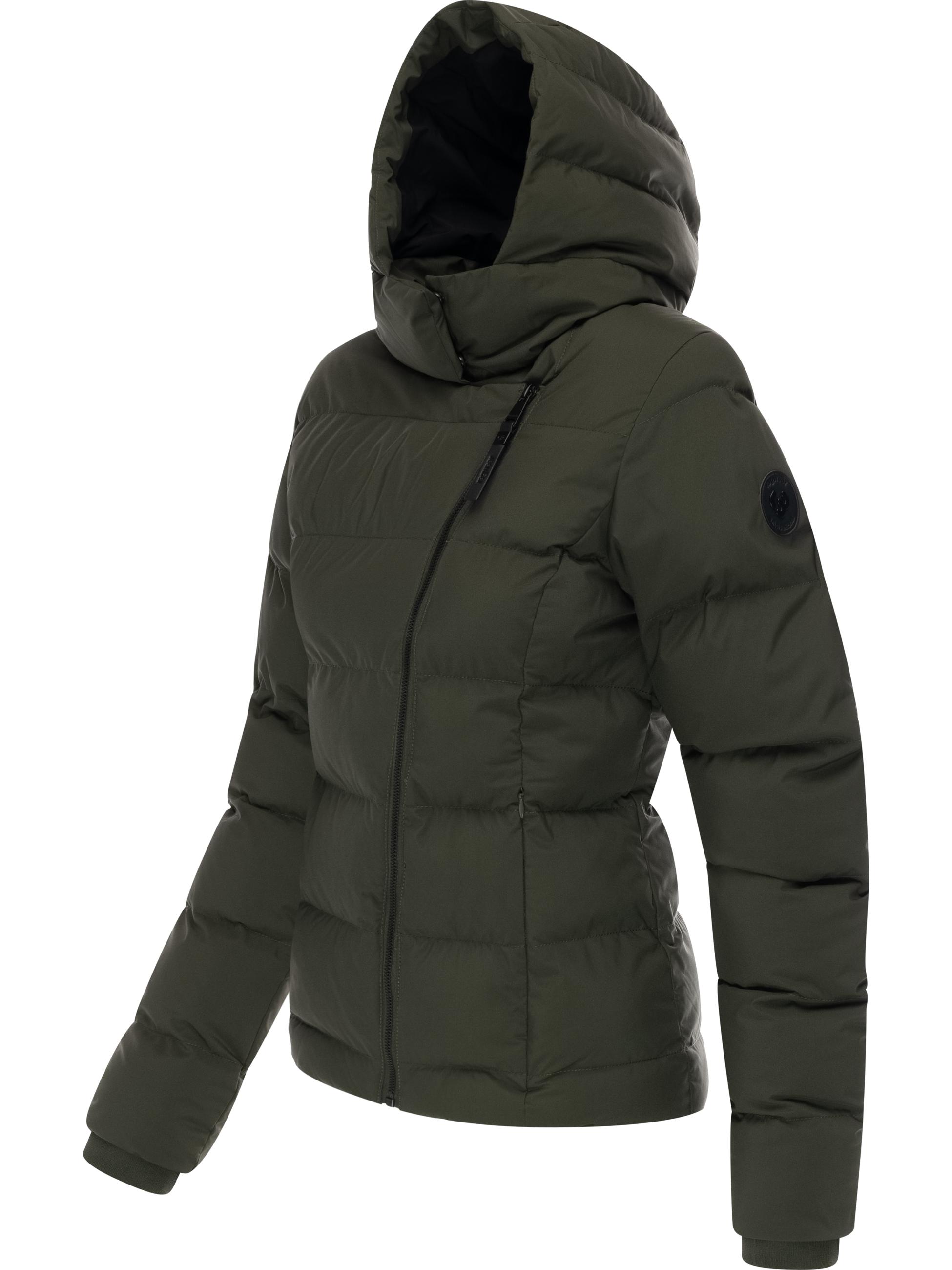 Wasserdichte Winterjacke mit Kapuze "Harlen YOUMODO" Dark Olive