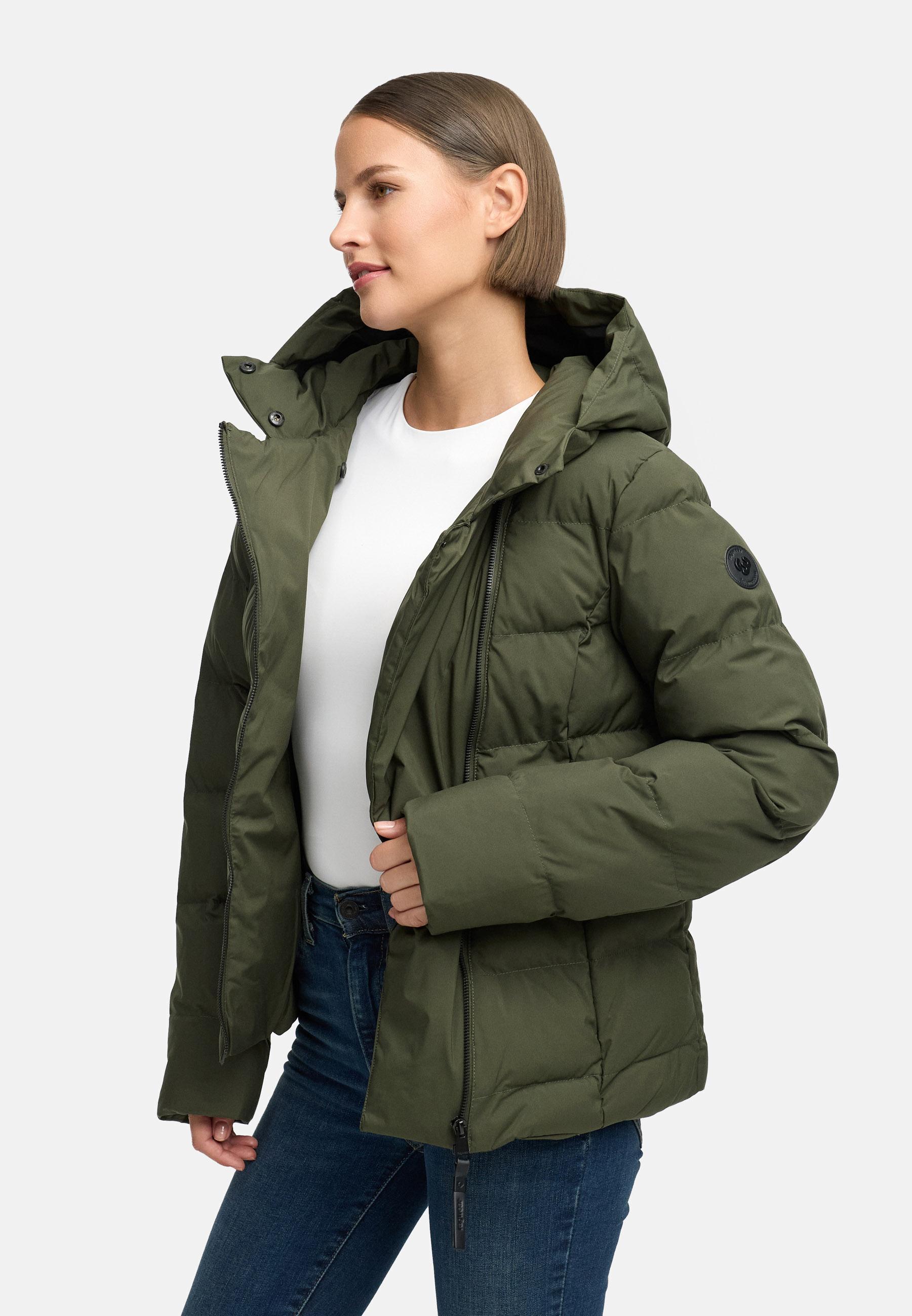 Wasserdichte Winterjacke mit Kapuze "Harlen YOUMODO" Dark Olive