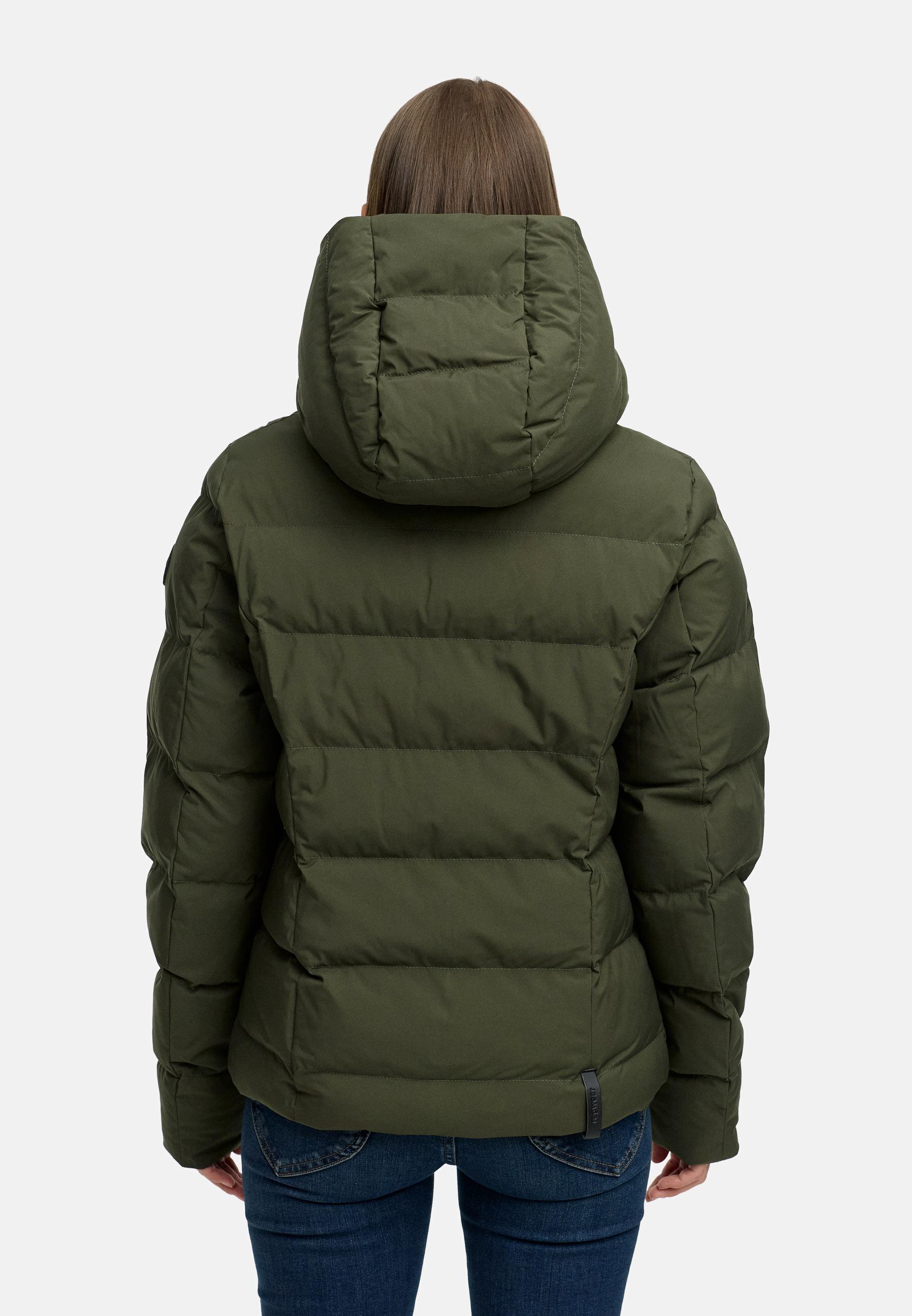 Wasserdichte Winterjacke mit Kapuze "Harlen YOUMODO" Dark Olive