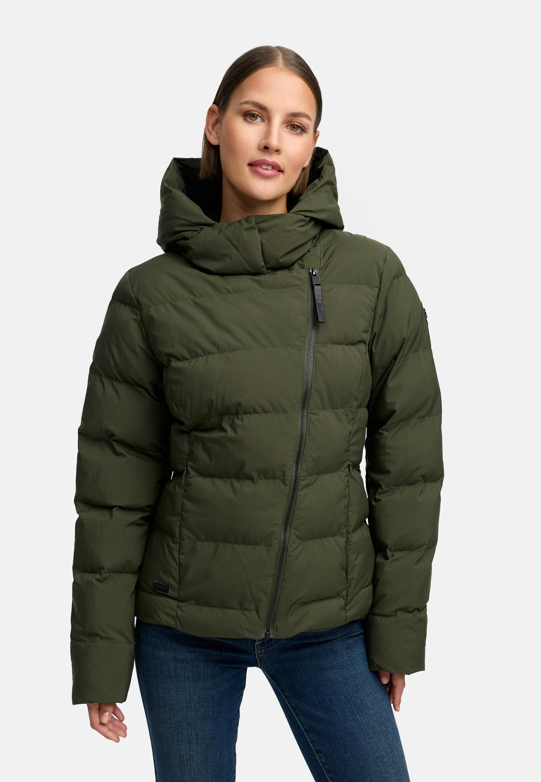 Wasserdichte Winterjacke mit Kapuze "Harlen YOUMODO" Dark Olive