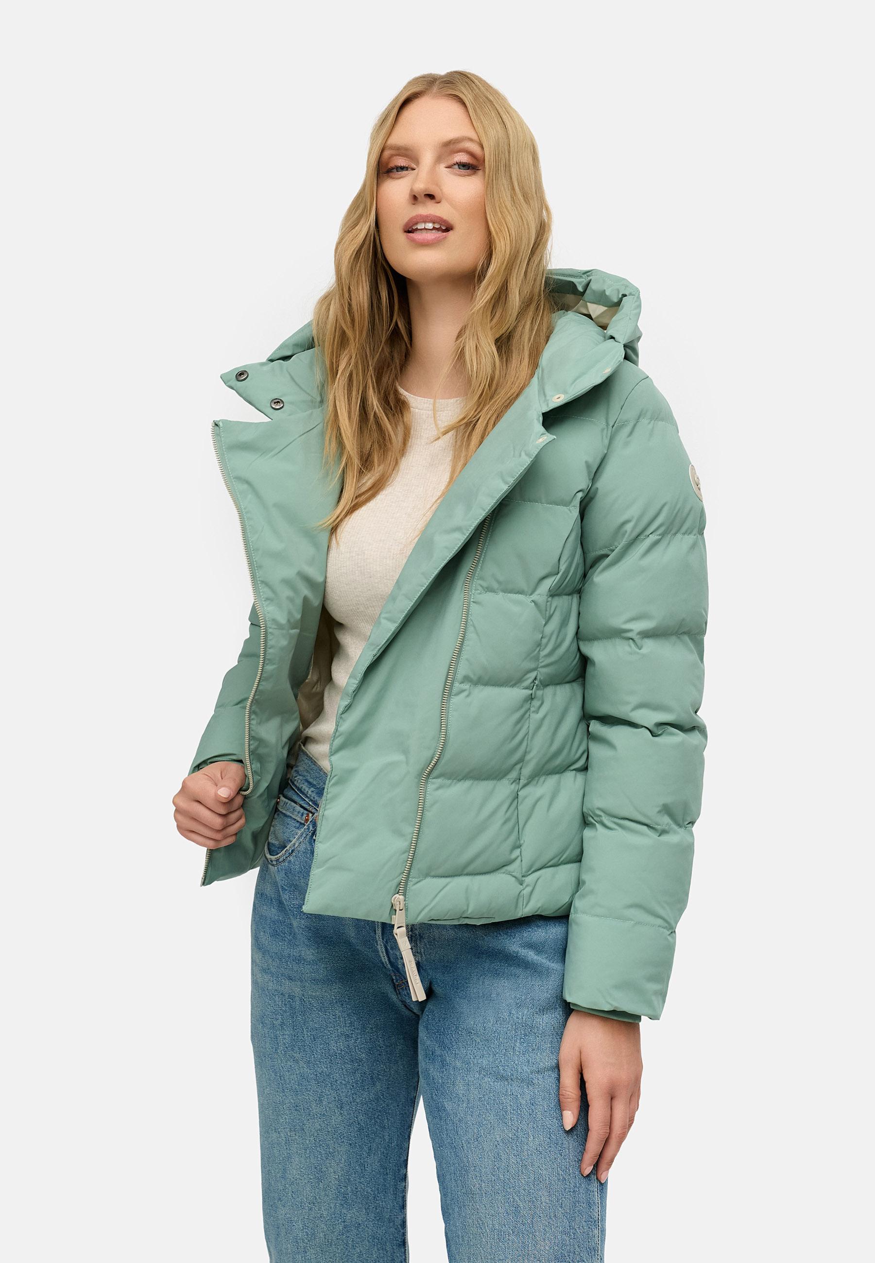 Wasserdichte Winterjacke mit Kapuze "Harlen YOUMODO" Dusty Green