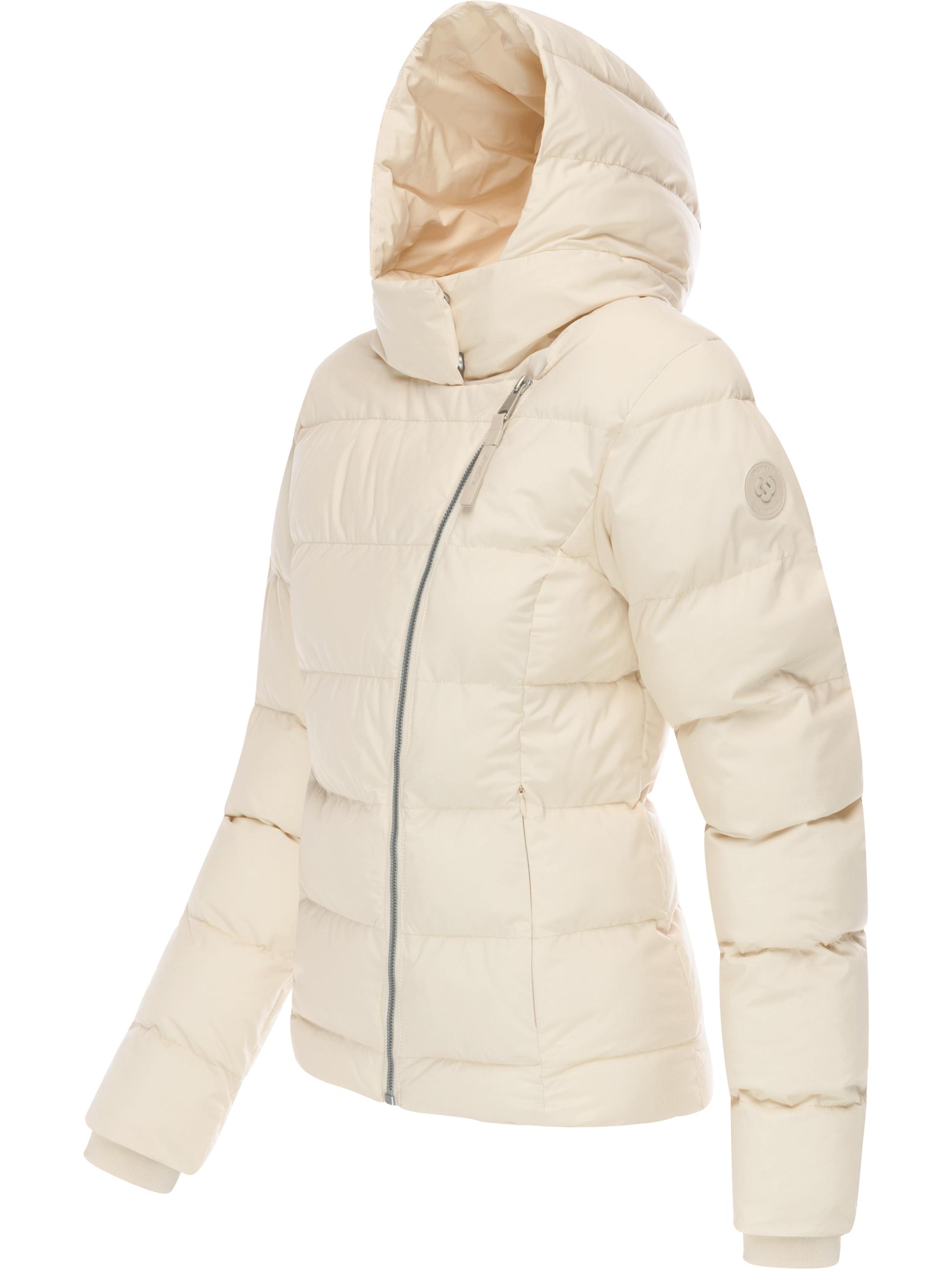 Wasserdichte Winterjacke mit Kapuze "Harlen YOUMODO" Ecru
