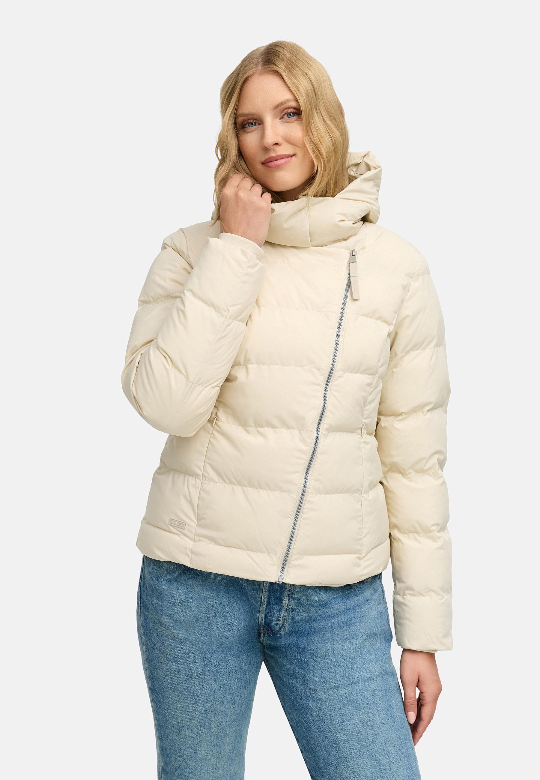 Wasserdichte Winterjacke mit Kapuze "Harlen YOUMODO" Ecru