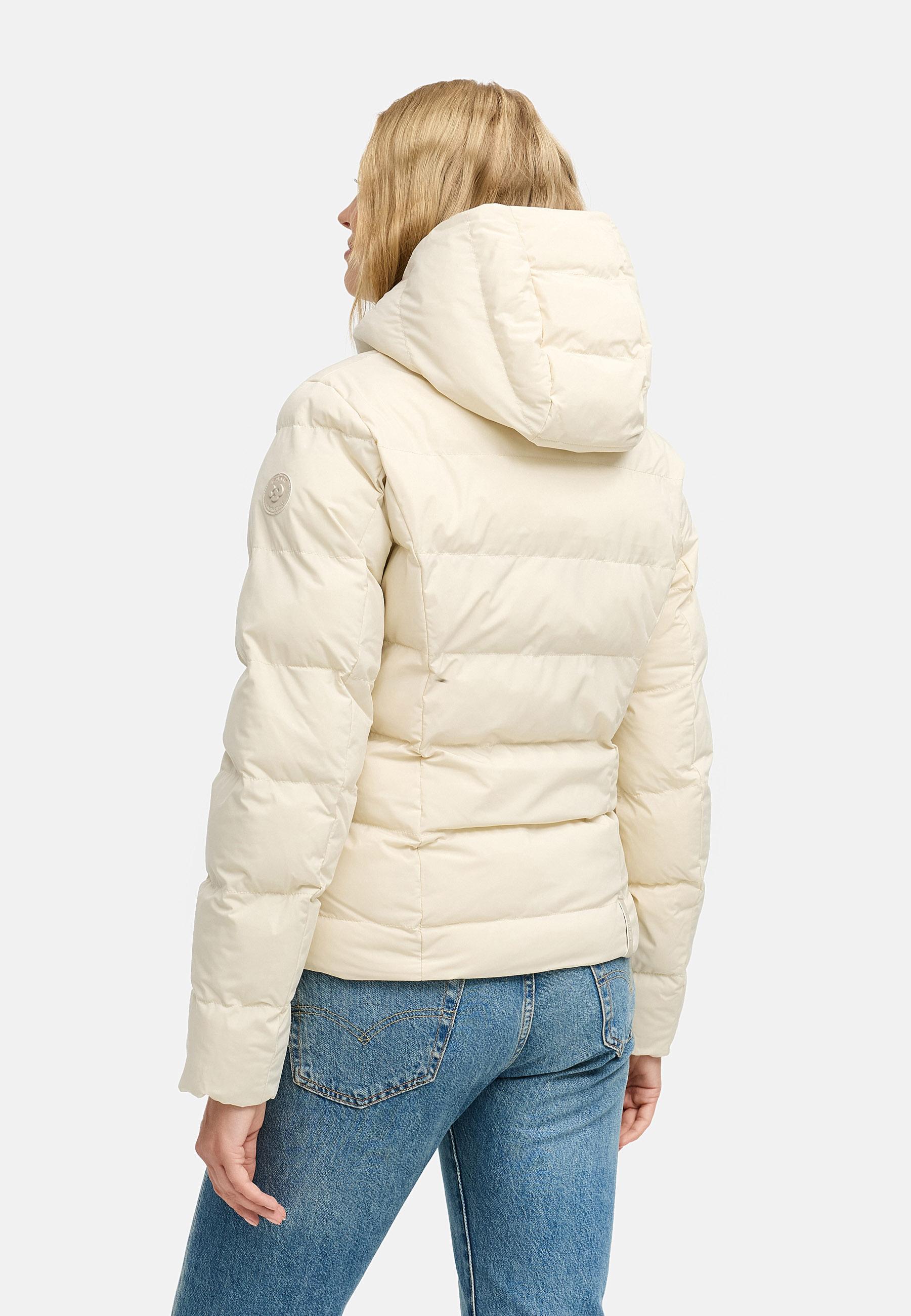 Wasserdichte Winterjacke mit Kapuze "Harlen YOUMODO" Ecru