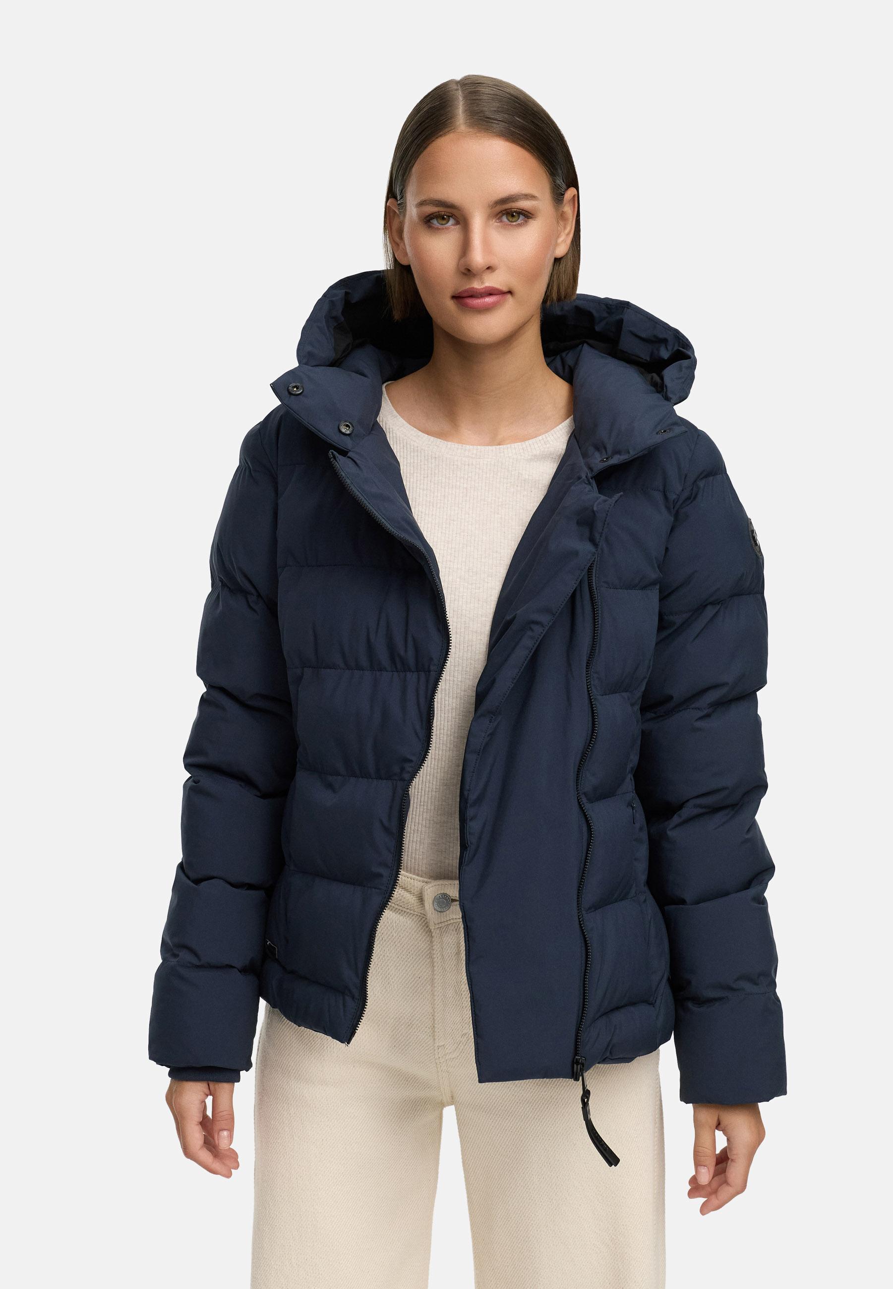 Wasserdichte Winterjacke mit Kapuze "Harlen YOUMODO" Navy