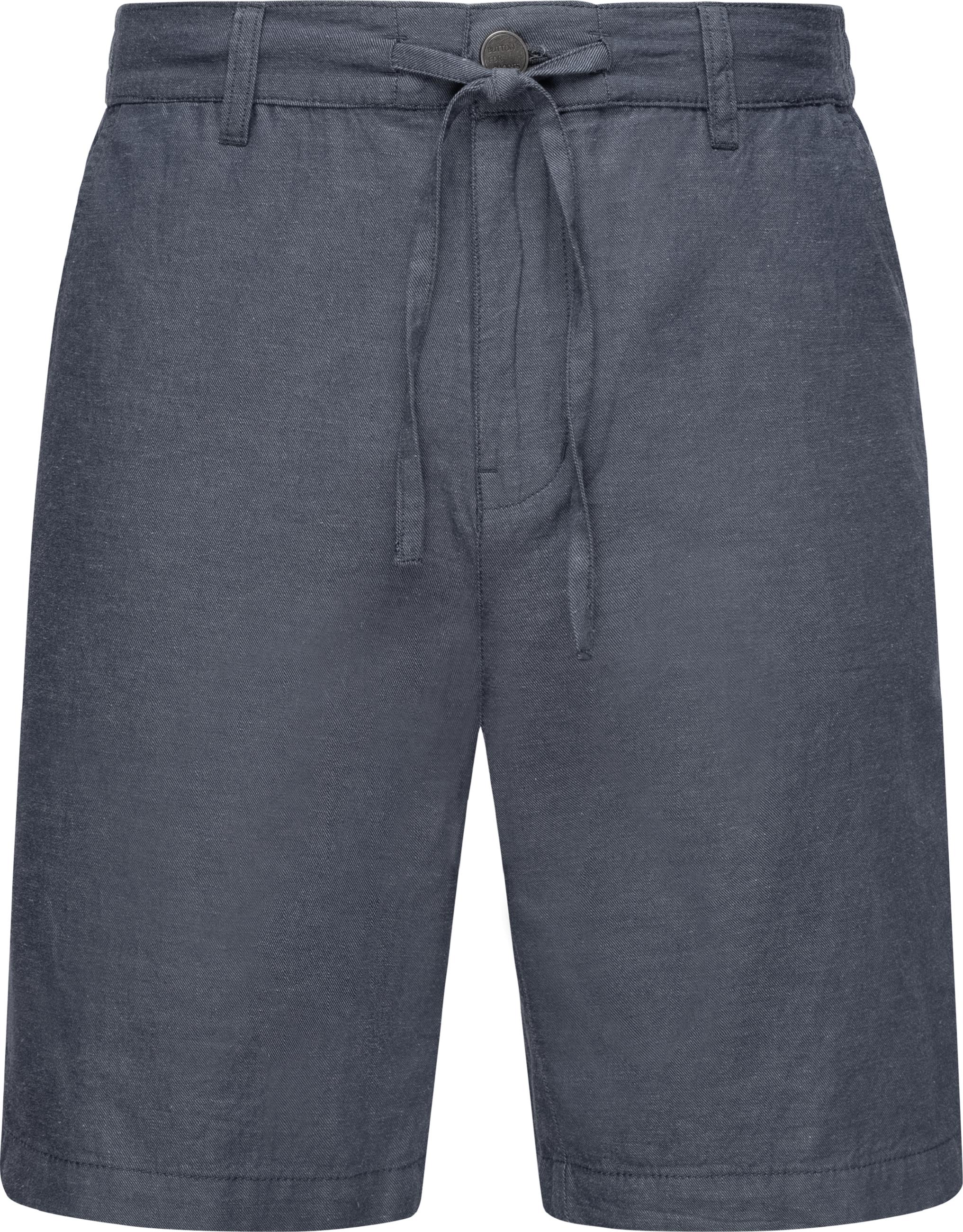 Kurze Chino-Shorts mit Bindeband "Harling" Indigo Blue