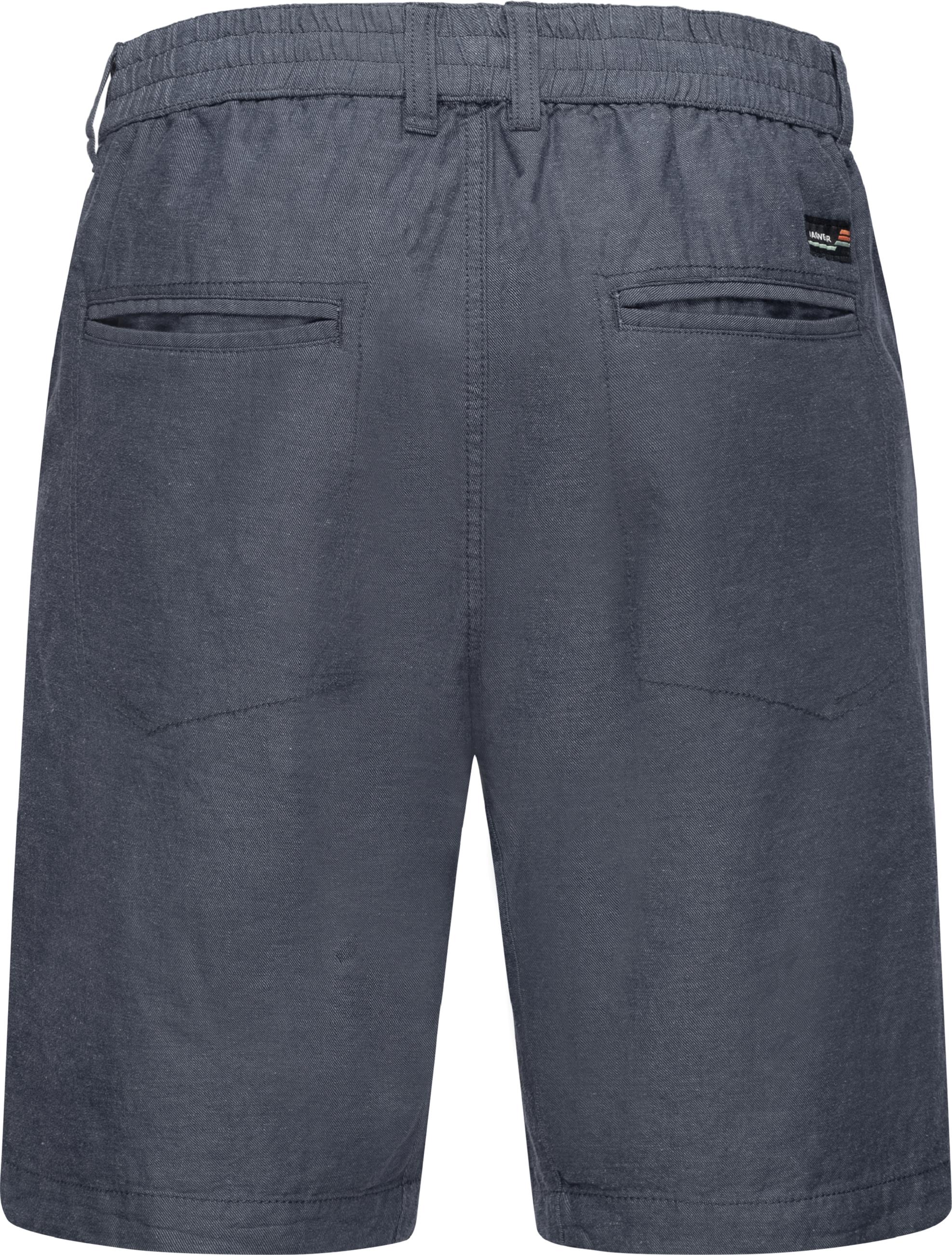 Kurze Chino-Shorts mit Bindeband "Harling" Indigo Blue