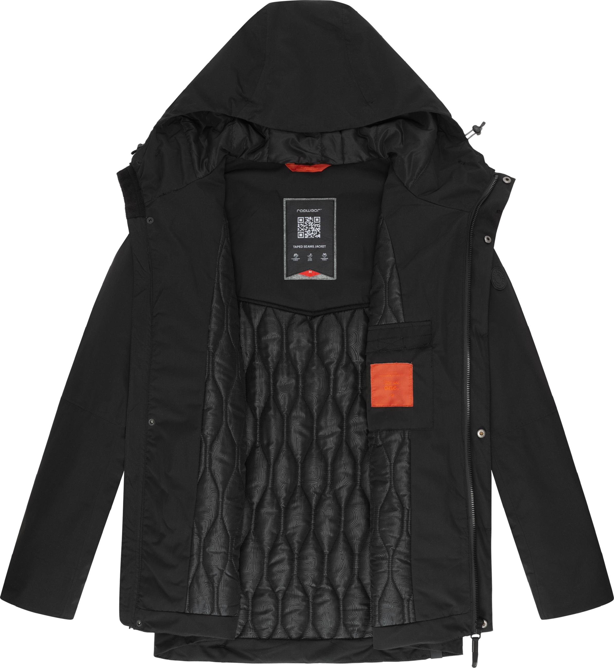 Winterjacke mit Kapuze "Hatar" Black24