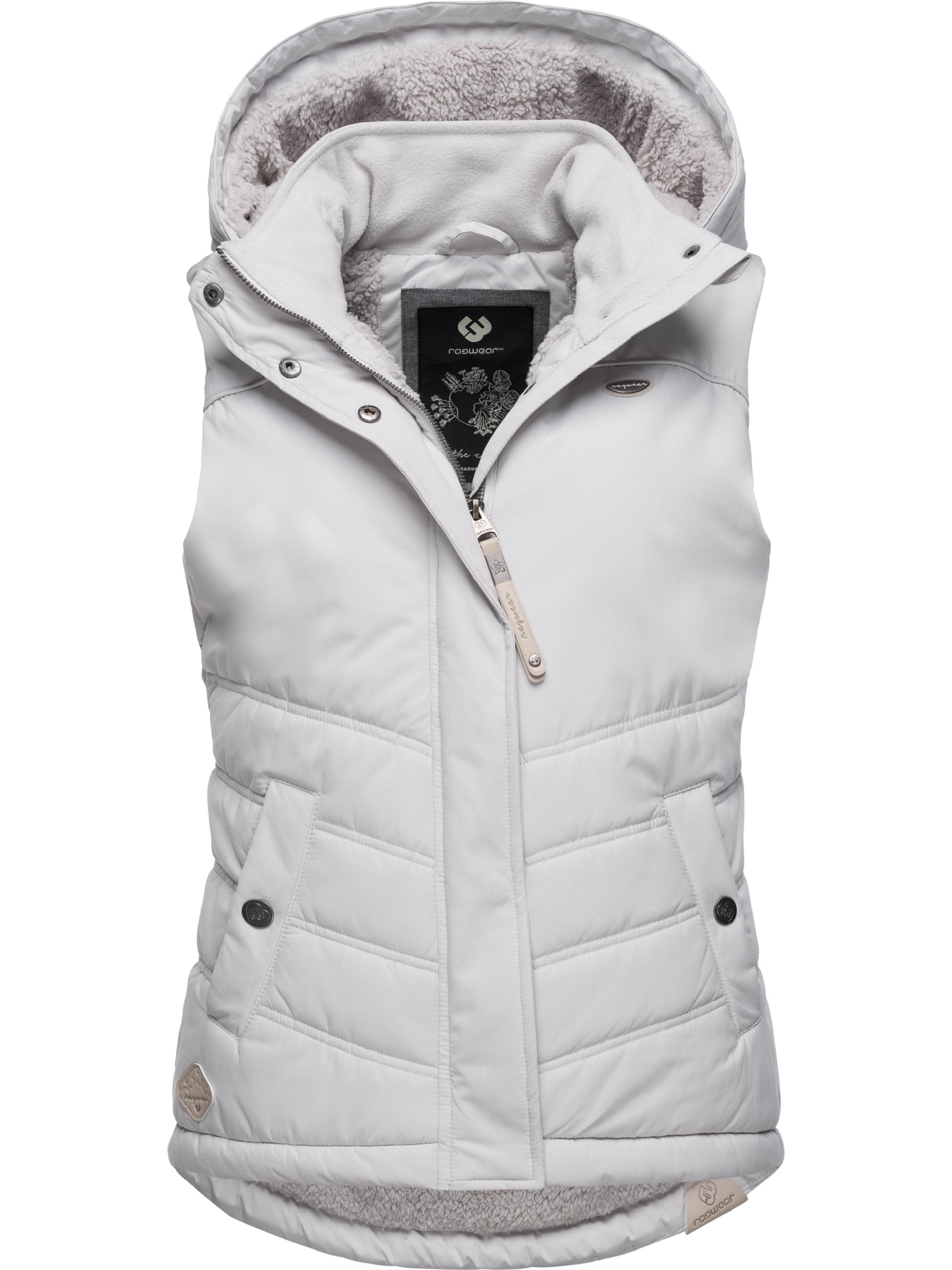Wasserdichte Steppweste mit abnehmbarer Kapuze "Hesty" Light Grey22