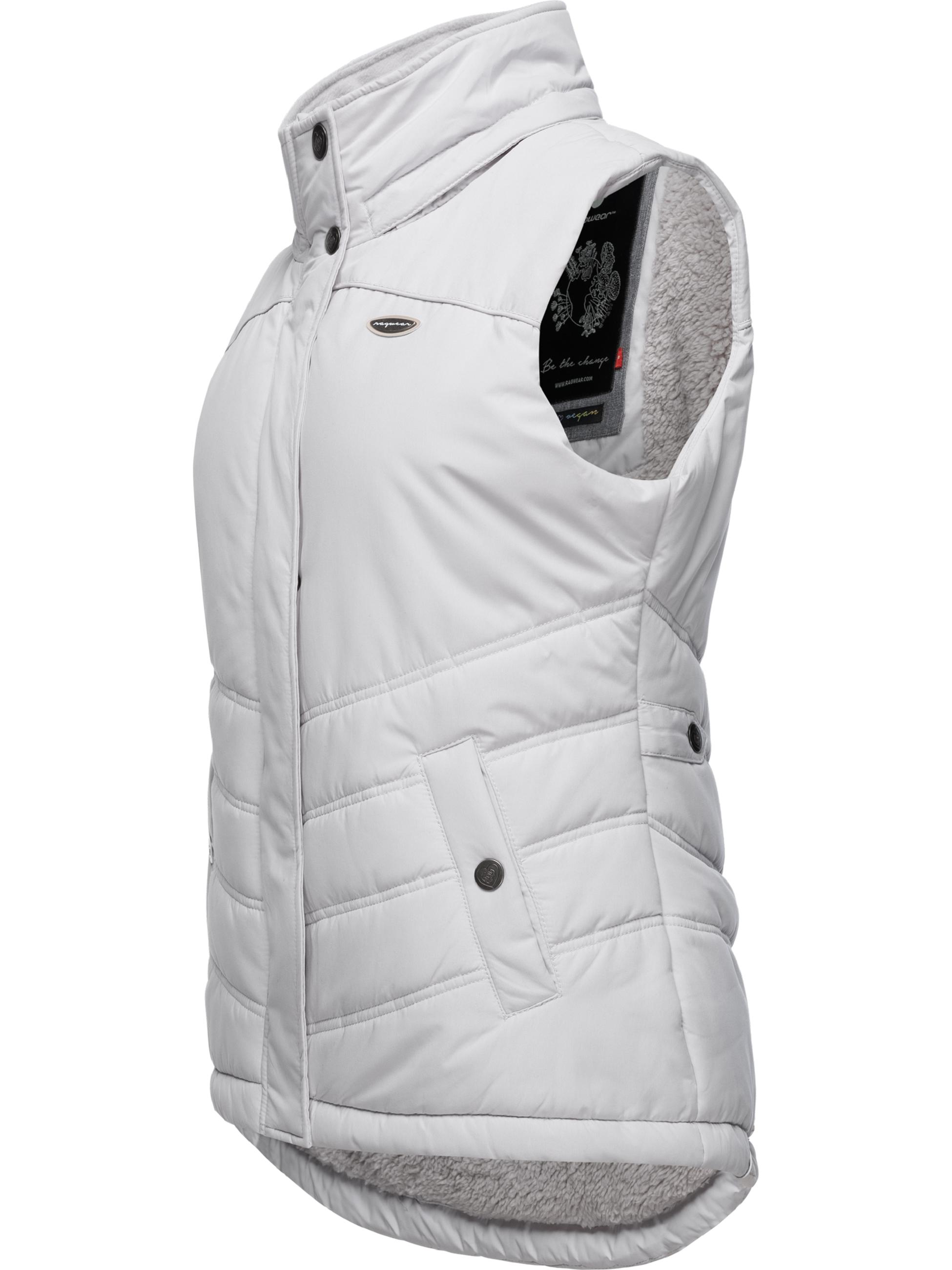 Wasserdichte Steppweste mit abnehmbarer Kapuze "Hesty" Light Grey22