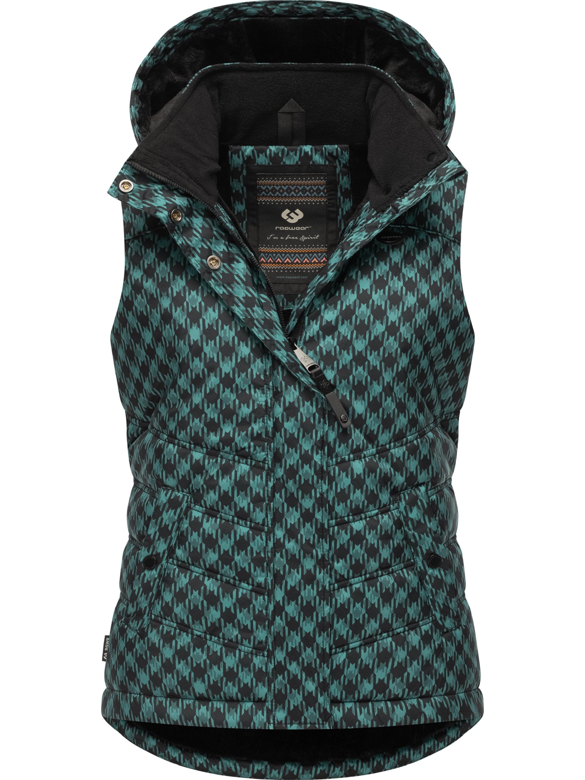 Wasserdichte Weste mit Hahnentritt Muster 