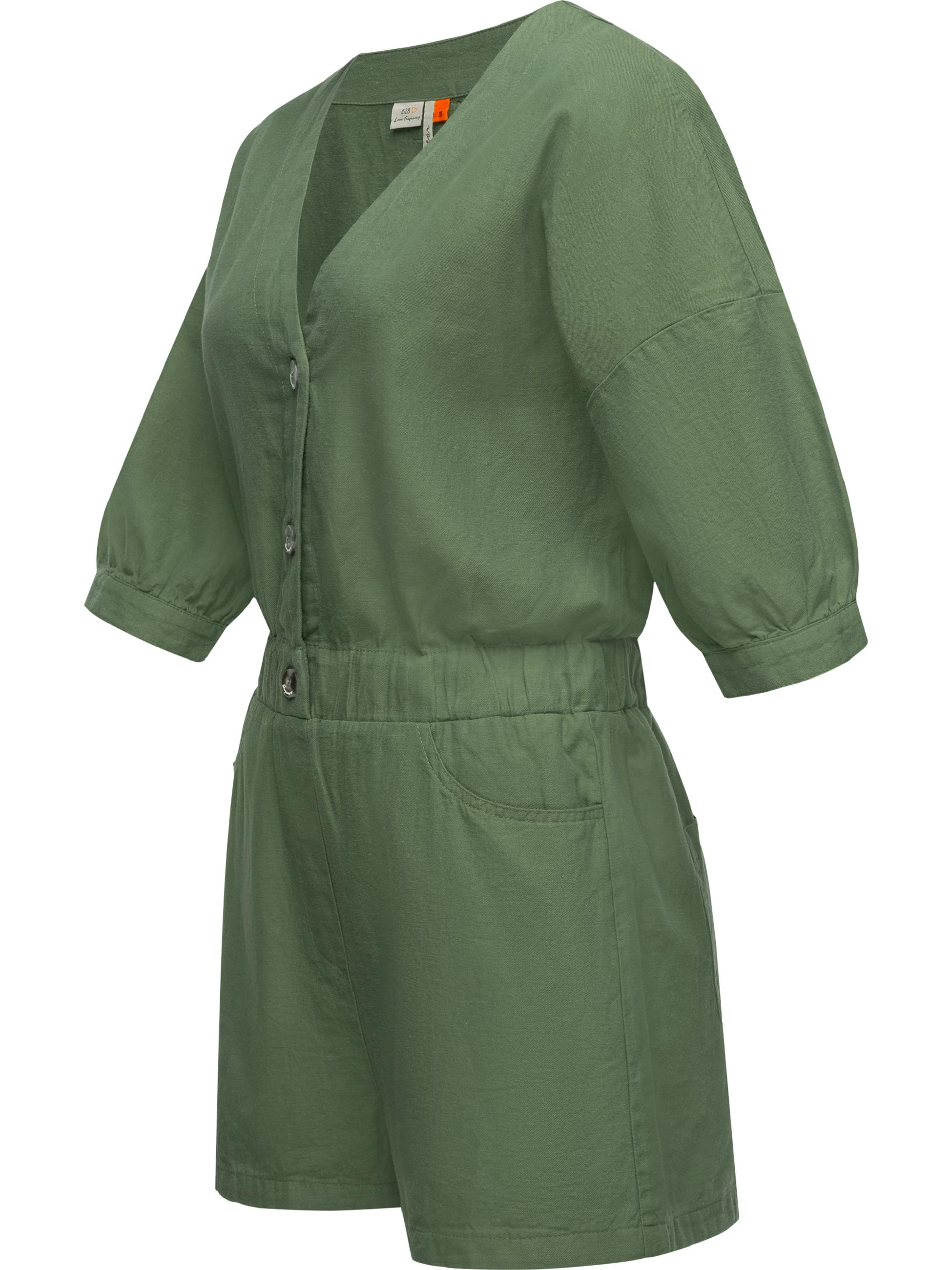 Kurzer Jumpsuit "Ipsie" Pine Green