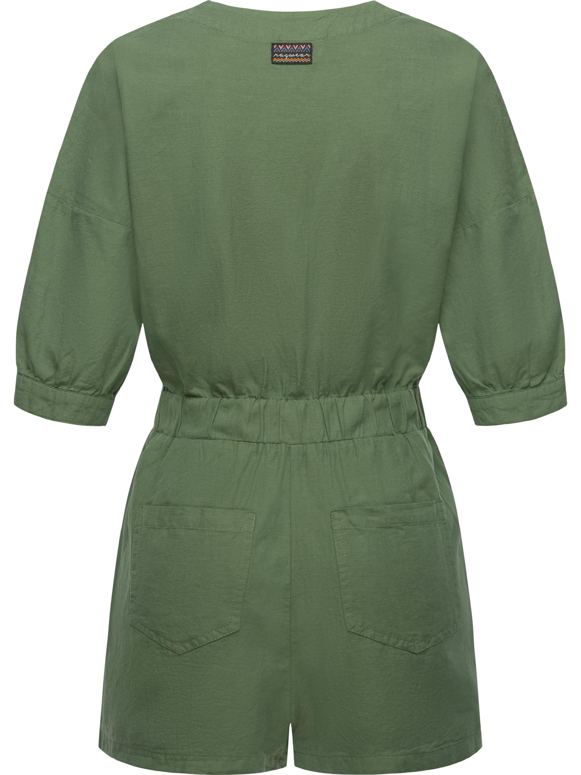 Kurzer Jumpsuit "Ipsie" Pine Green