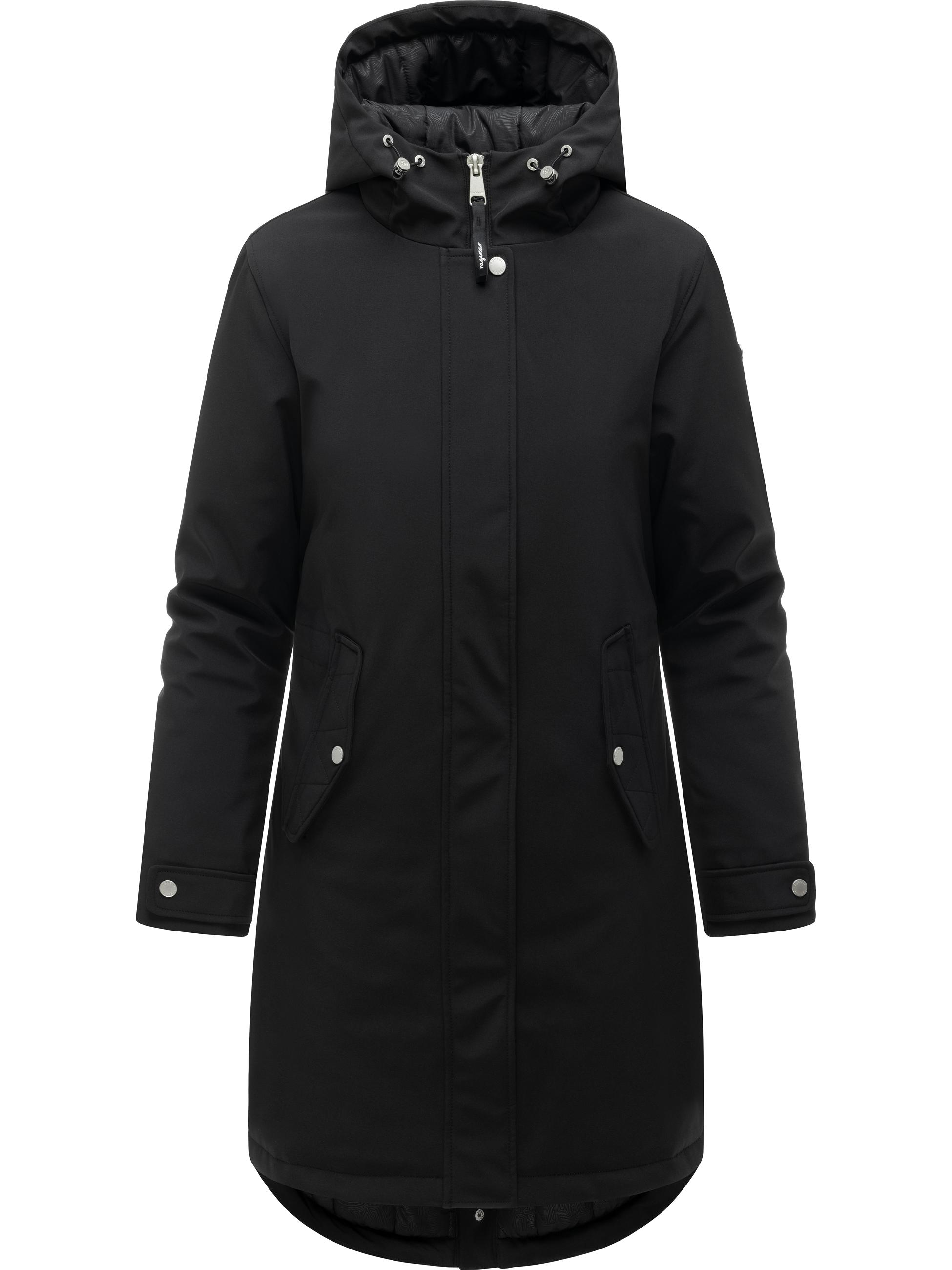 Wasserdichter Softshell-Kurzmantel mit Kapuze "Itiga" Black26