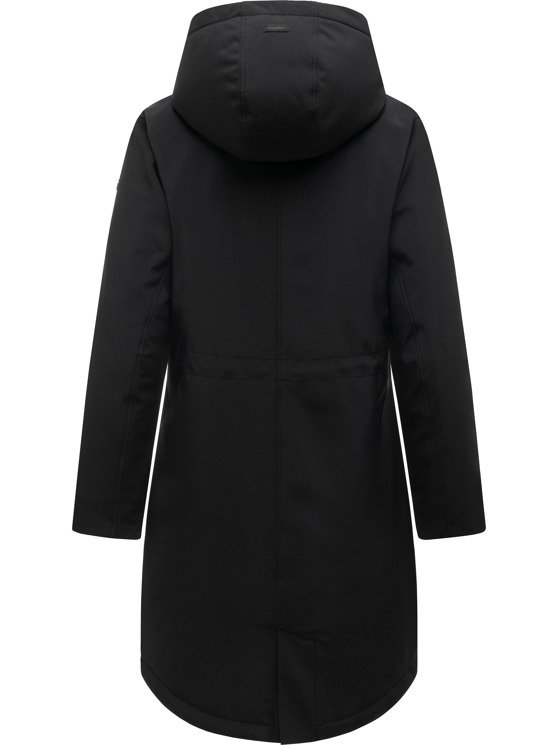 Wasserdichter Softshell-Kurzmantel mit Kapuze "Itiga" Black26