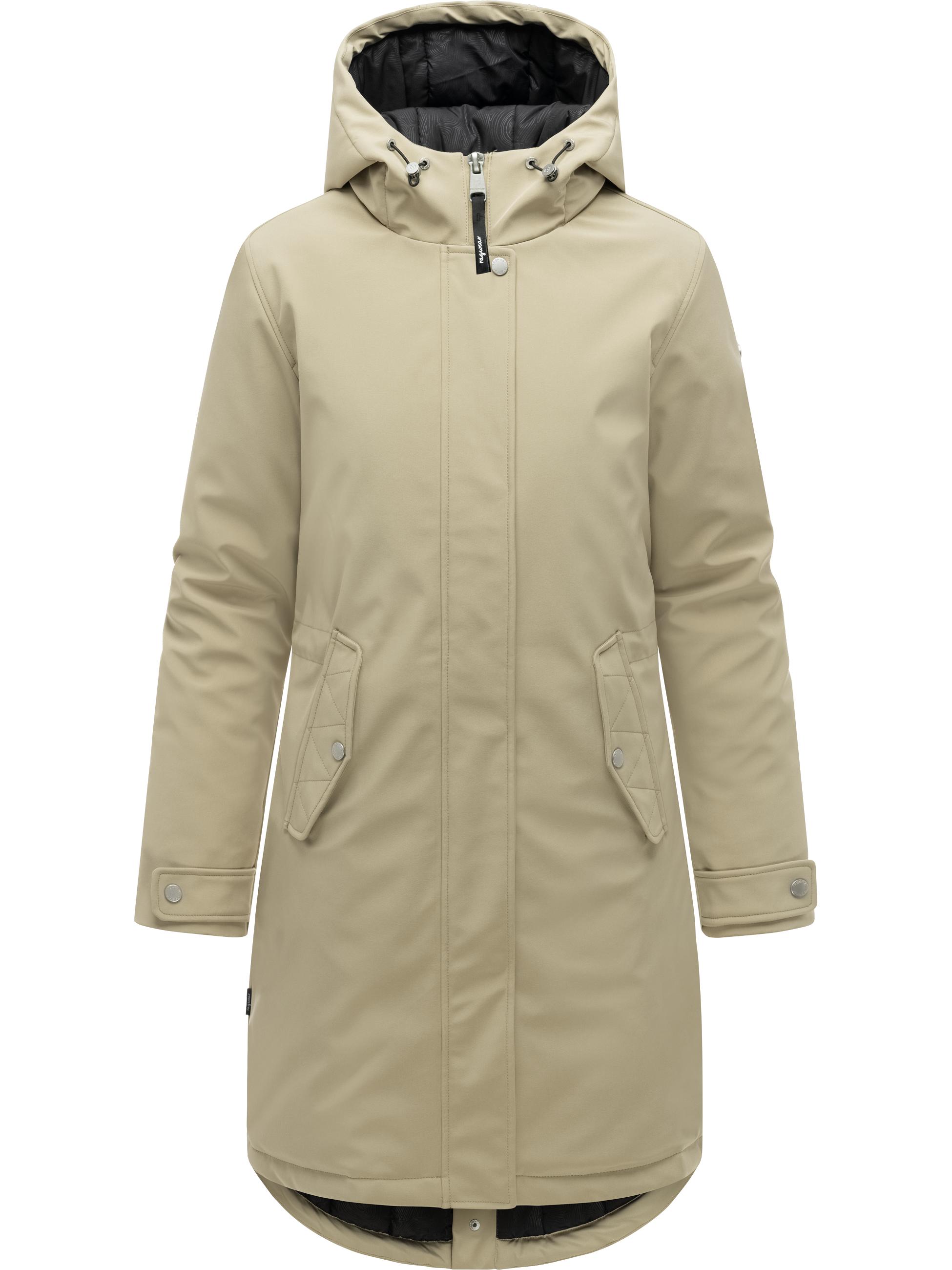 Wasserdichter Softshell-Kurzmantel mit Kapuze "Itiga" Sand26