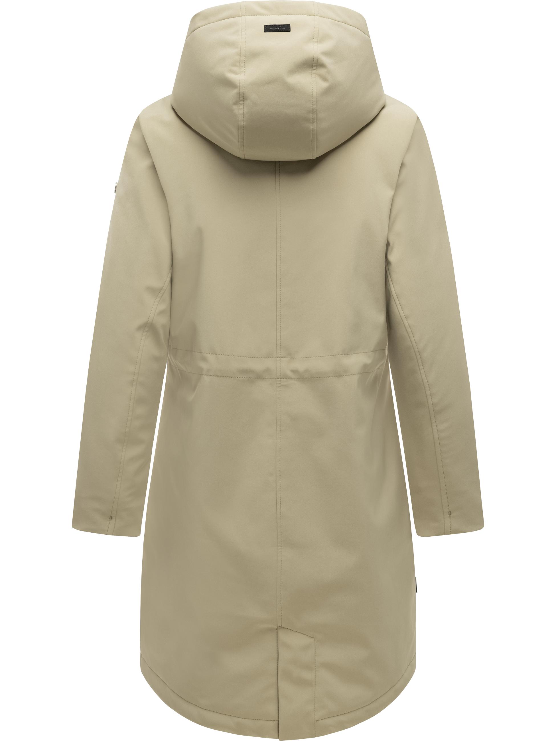 Wasserdichter Softshell-Kurzmantel mit Kapuze "Itiga" Sand26