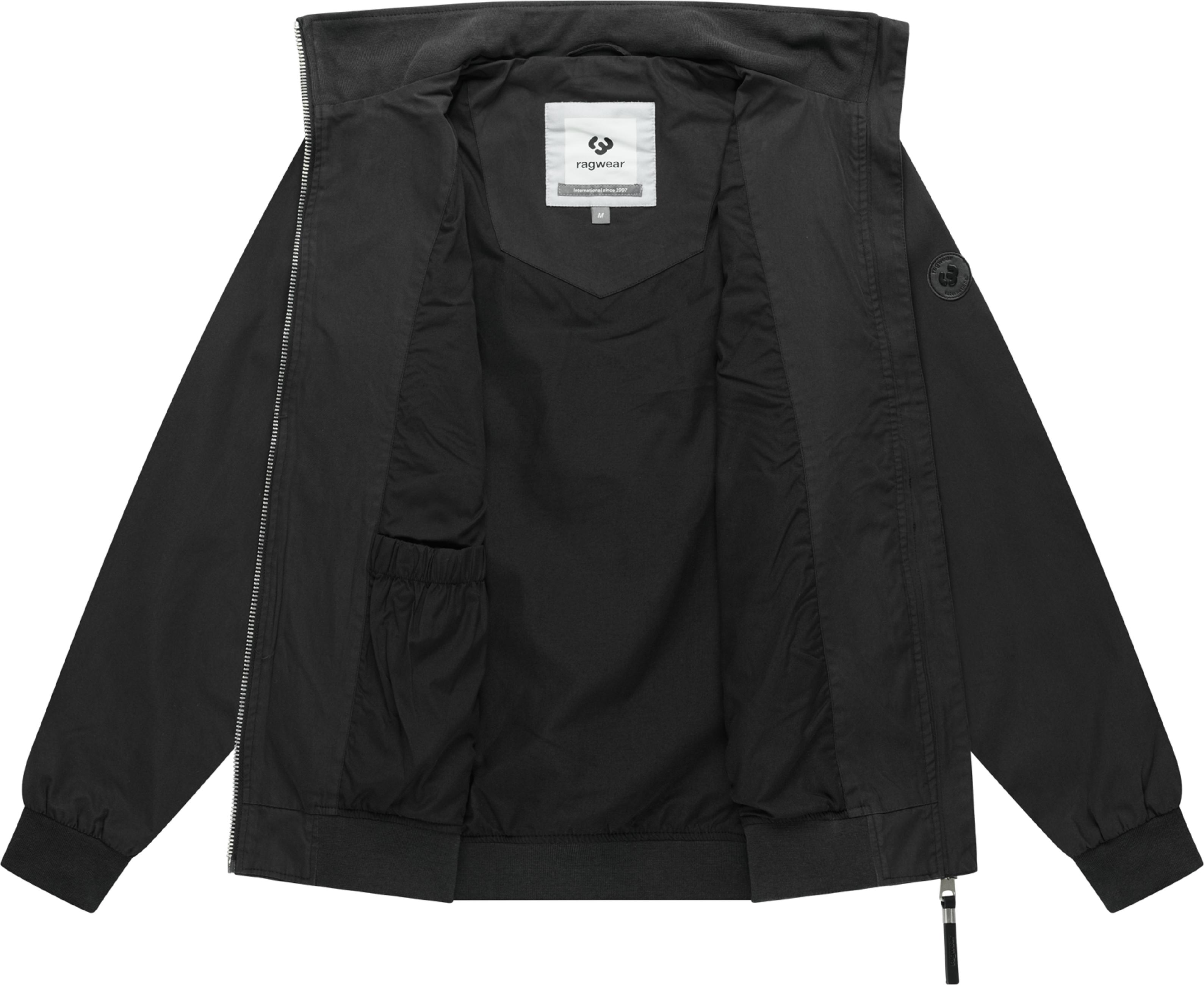 Leichte Übergangsjacke mit Stehkragen "Izzyk YOUMODO" Black