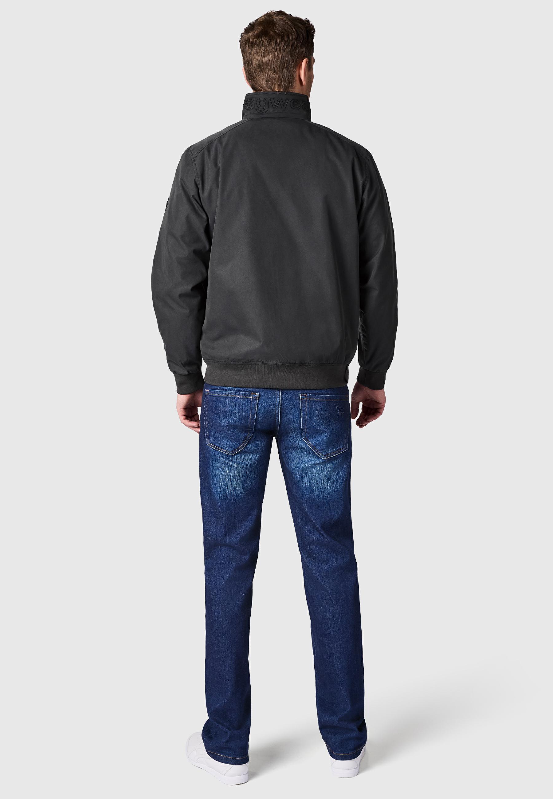 Leichte Übergangsjacke mit Stehkragen "Izzyk YOUMODO" Black